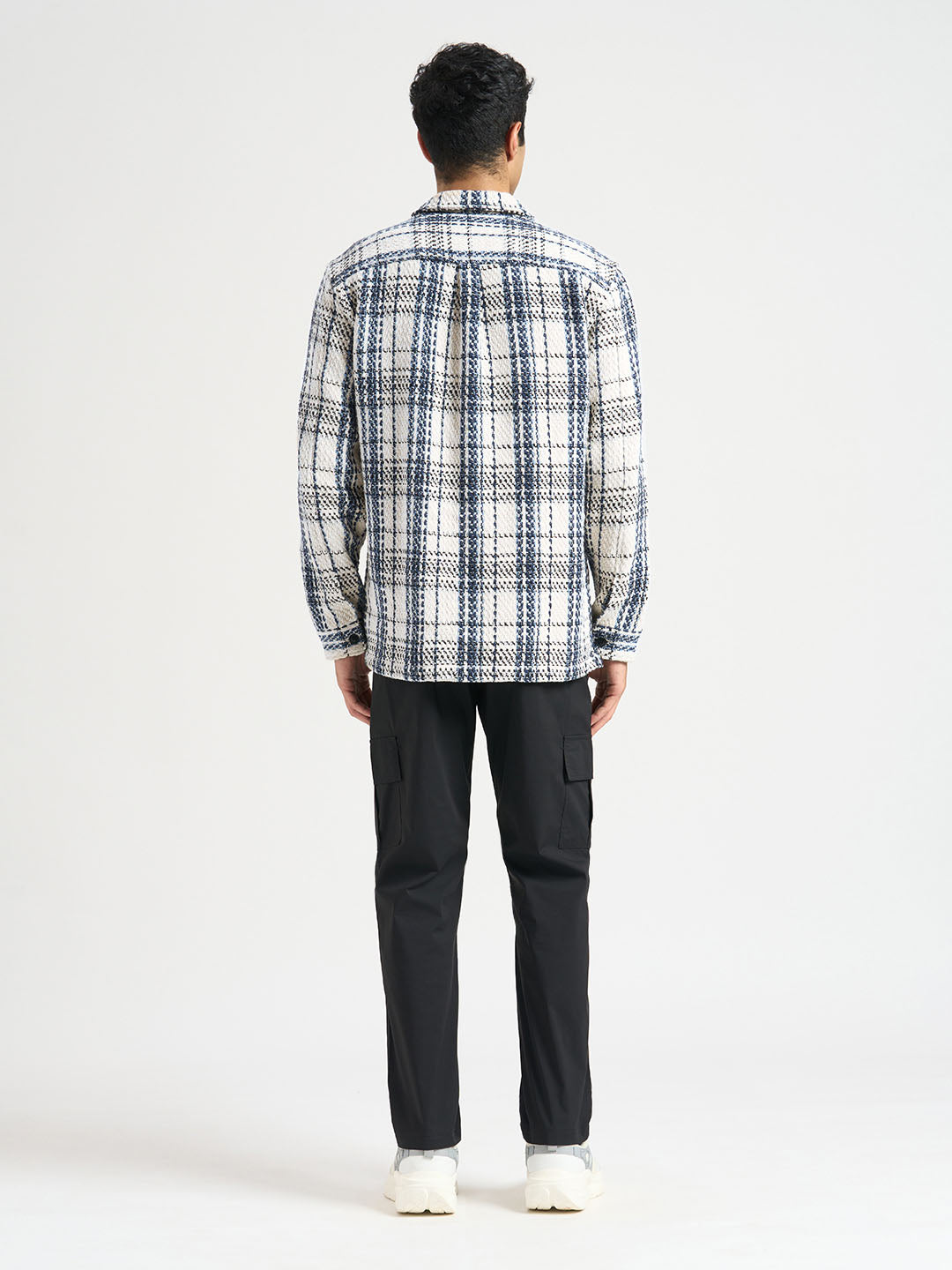 White Check Overshirt