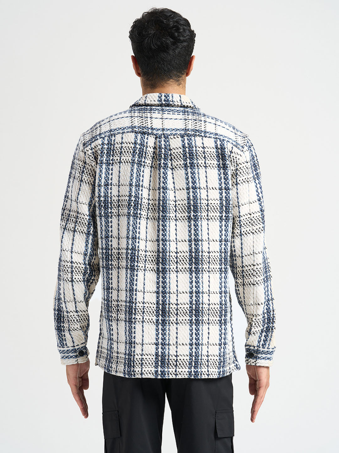 White Check Overshirt
