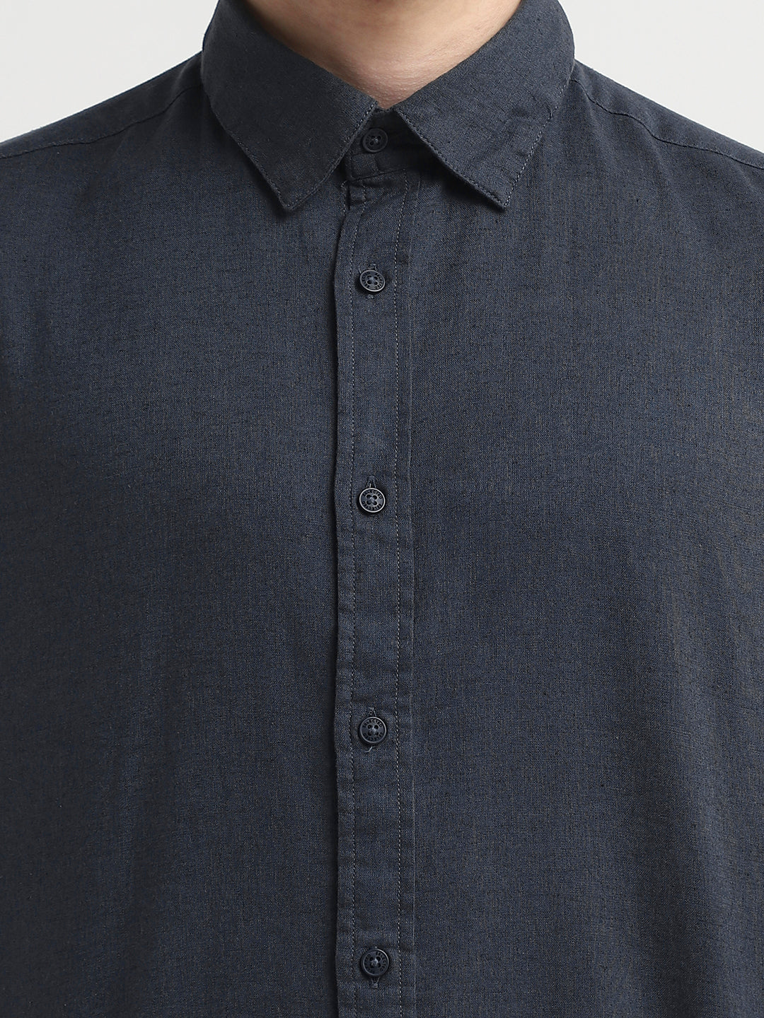 Linen Blend Regular Fit Shirt