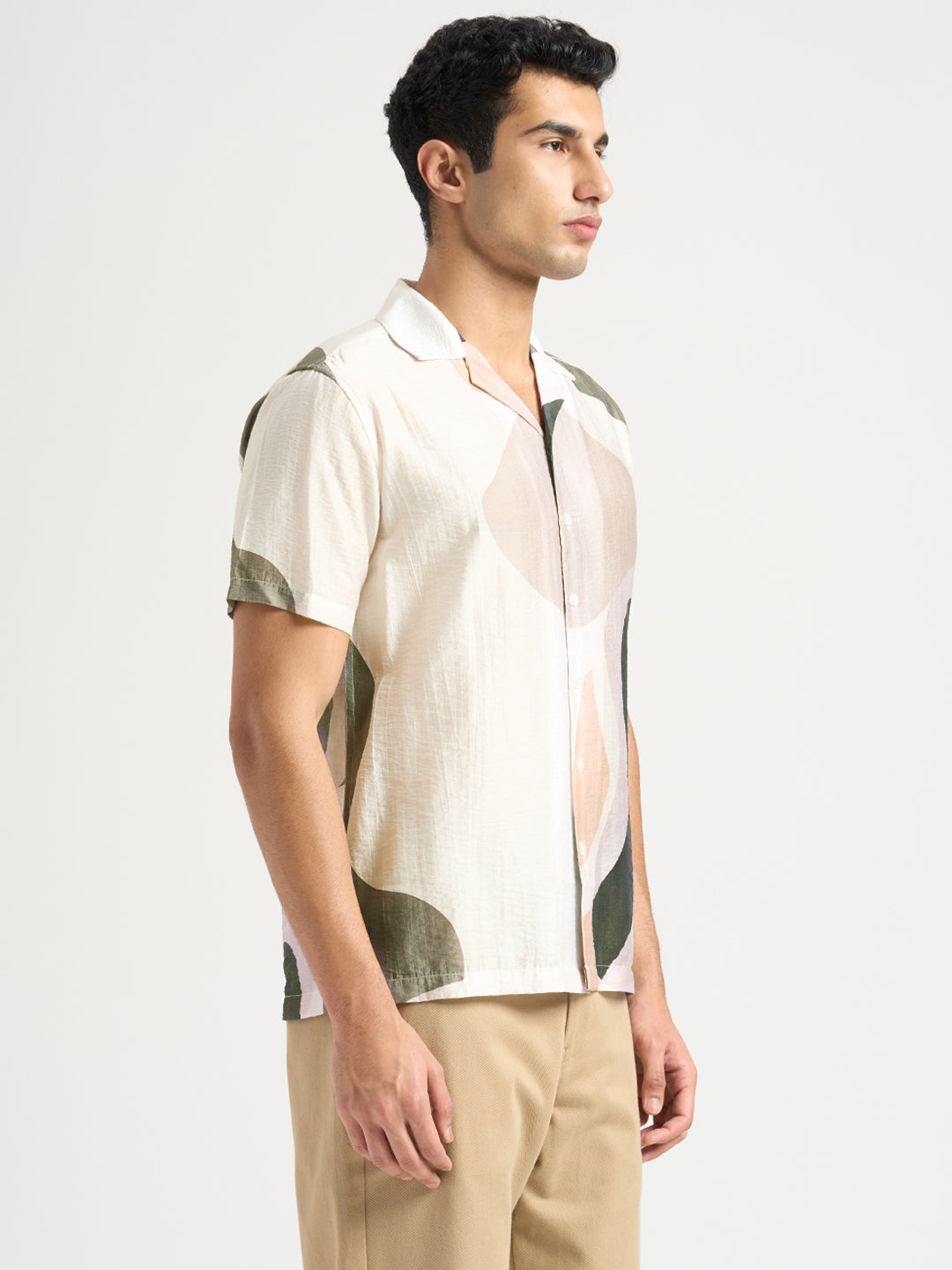 Tencel Printed Regular Fit Shirt