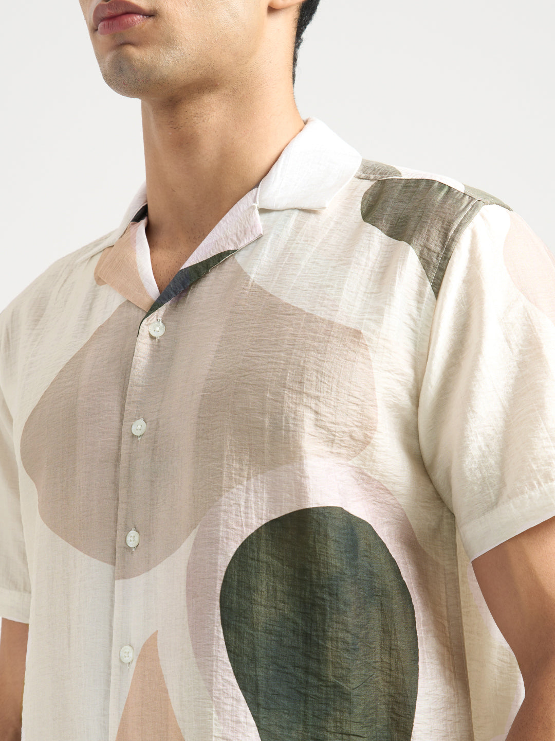 Tencel Printed Regular Fit Shirt