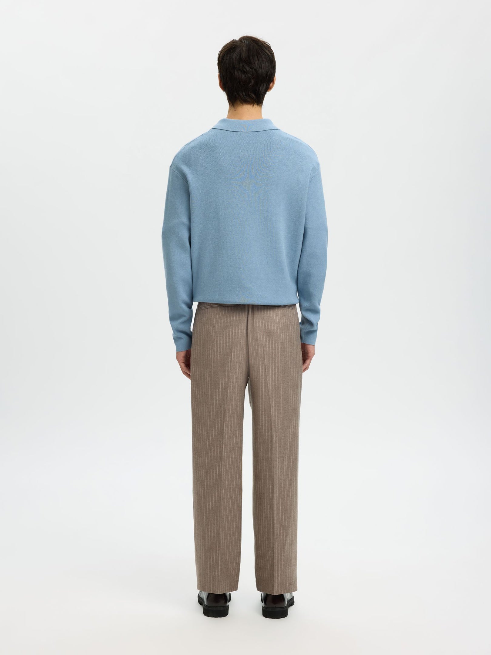 Loose Fit Otto Striped Pleat Pant