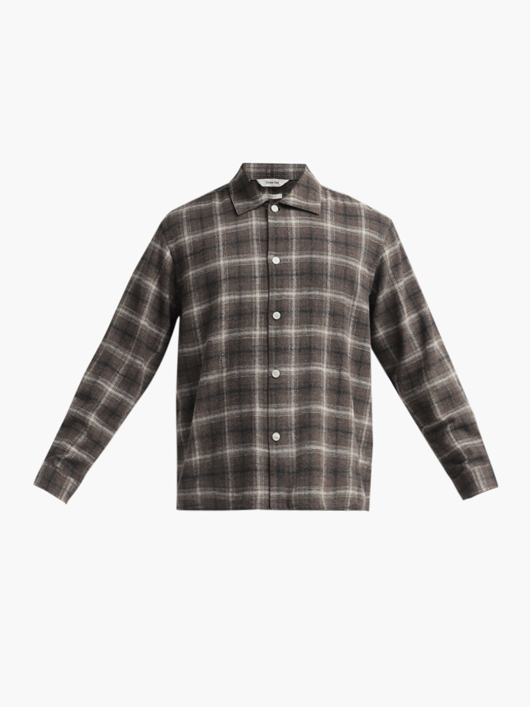 Mélange Edwin Check Shirt - Brown