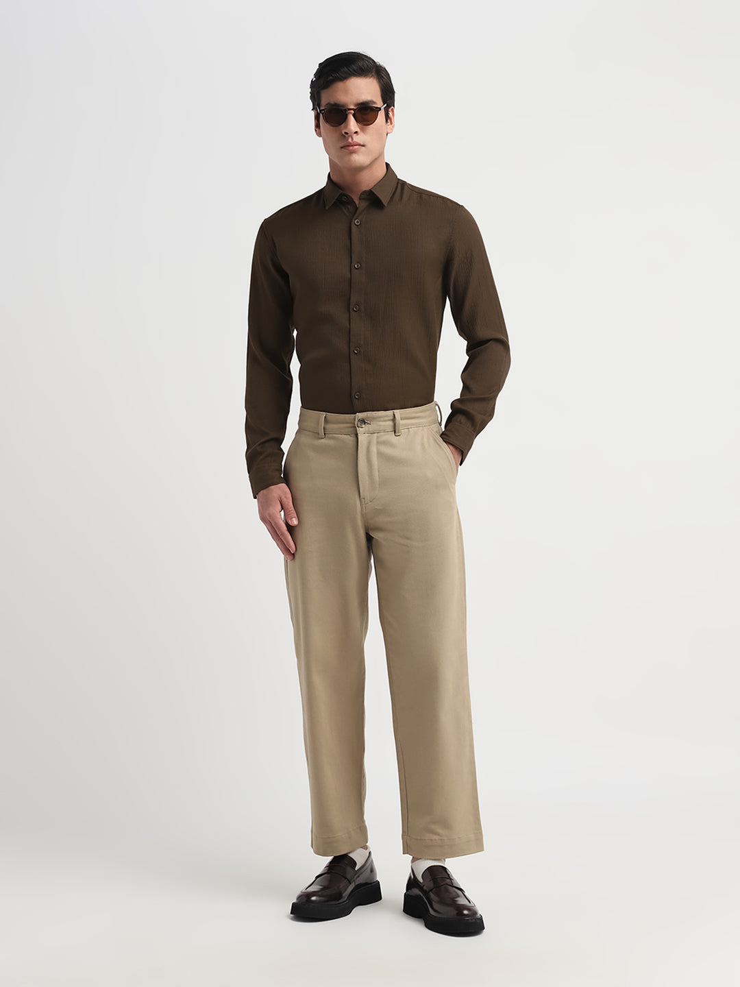 Regular Fit Full Sleeves Shirt