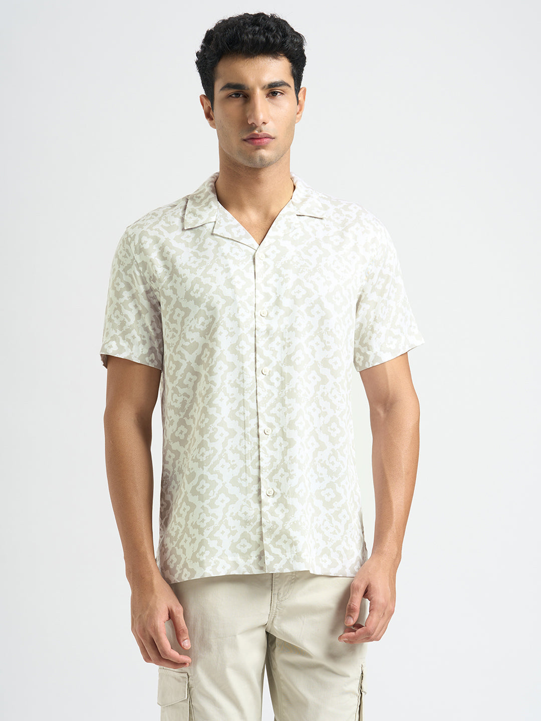 Tencel Printed Regular Fit Shirt