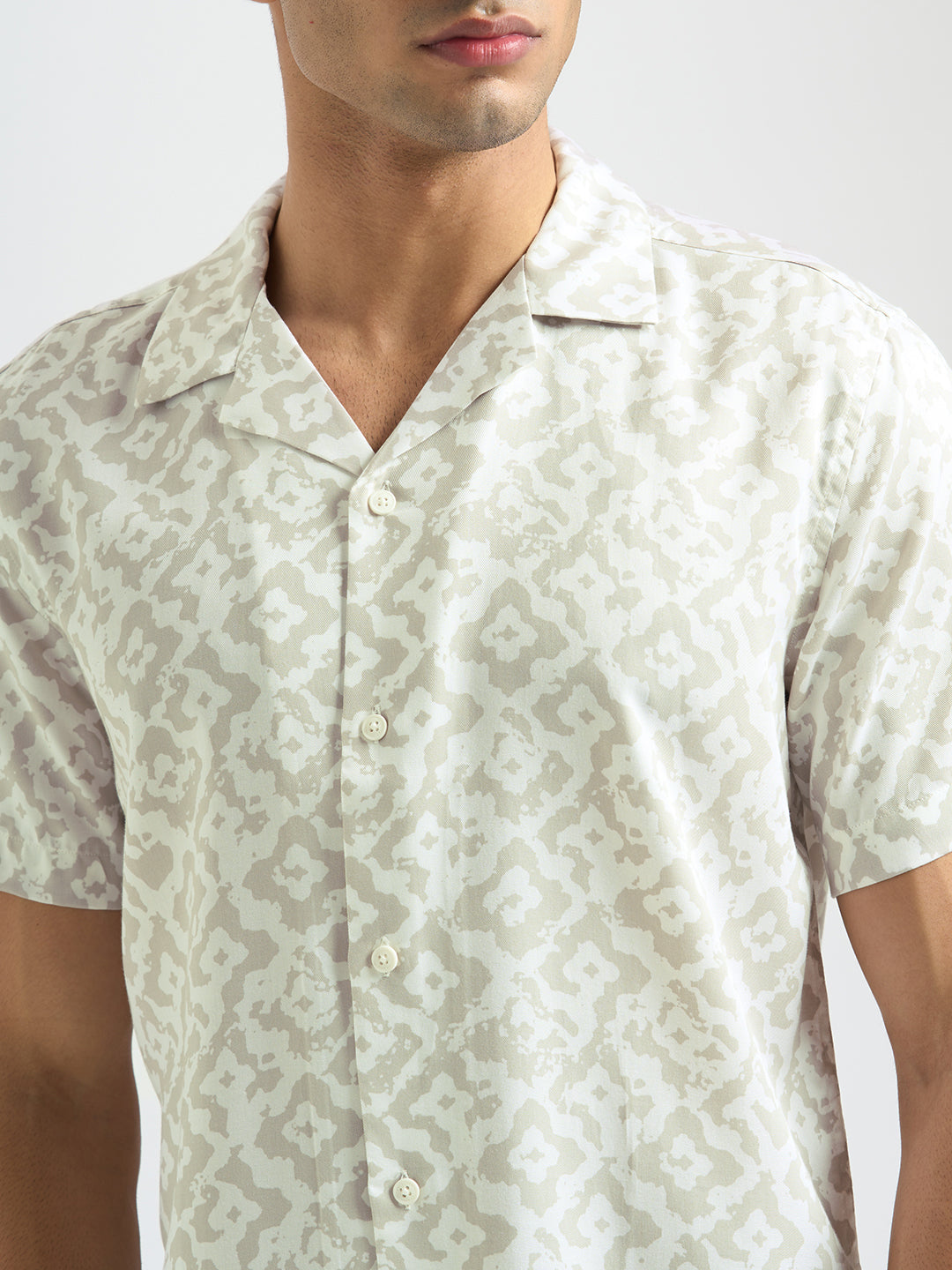Tencel Printed Regular Fit Shirt