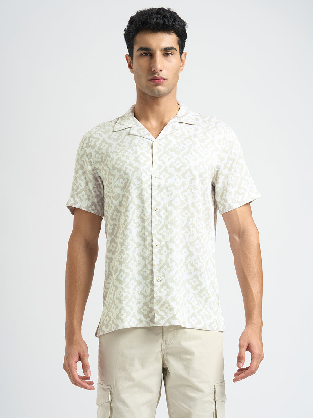 Tencel Printed Regular Fit Shirt