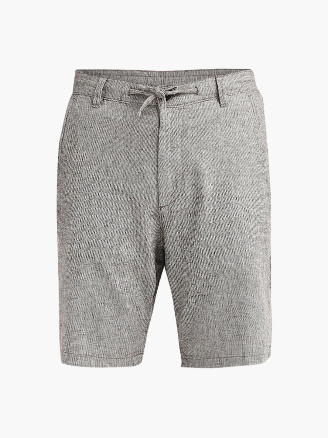 Linen Blend Regular Fit Shorts