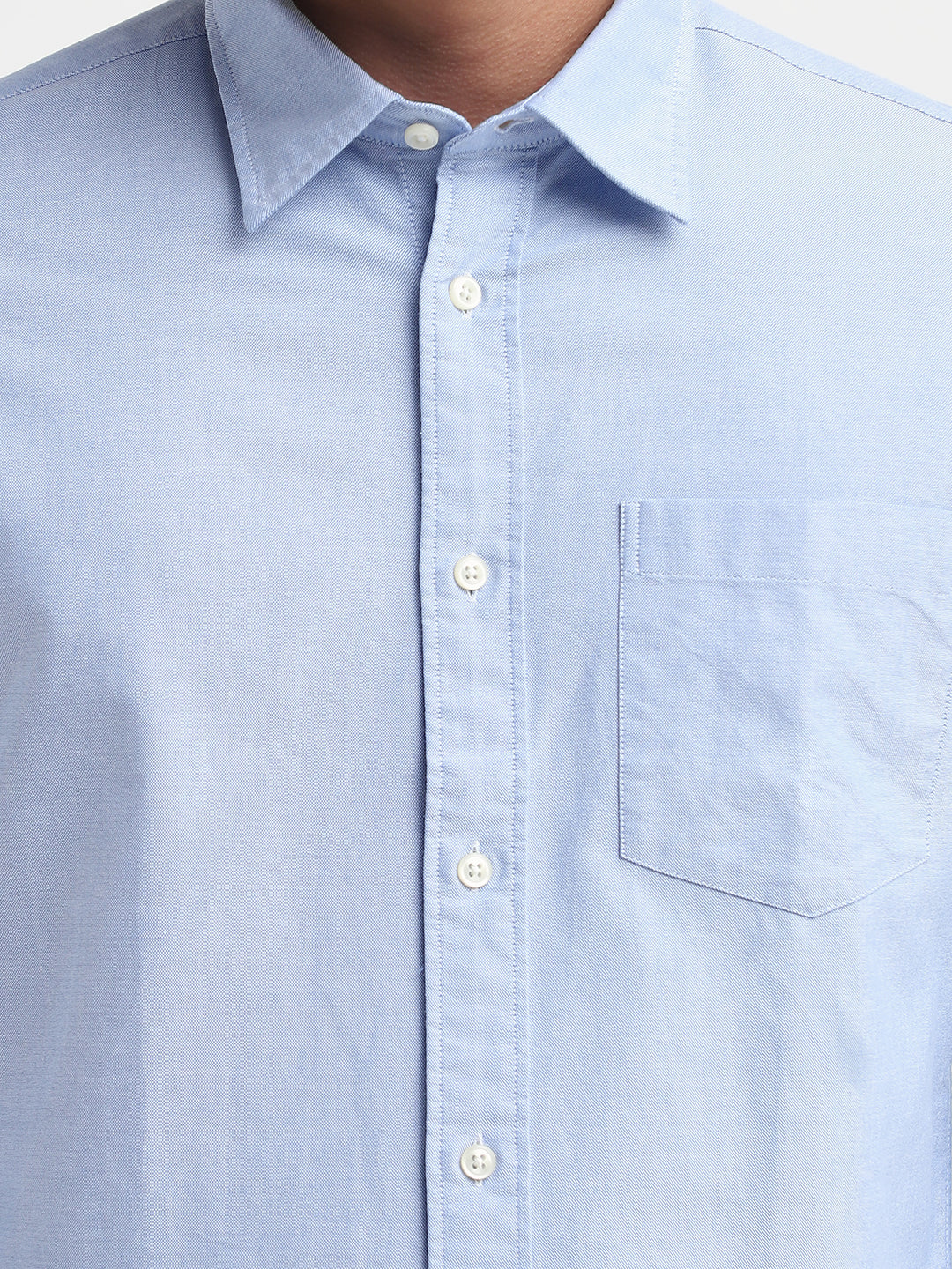 Light Blue Cotton OXFORD SHIRT