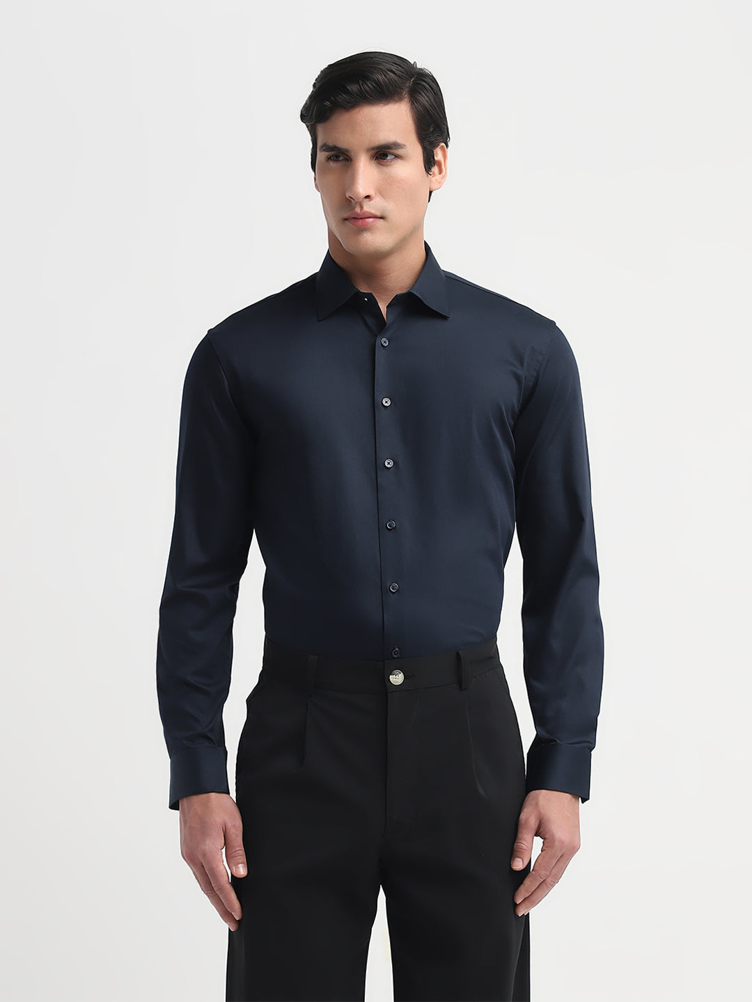 Regular Fit Performance Shirt - Dark Blue