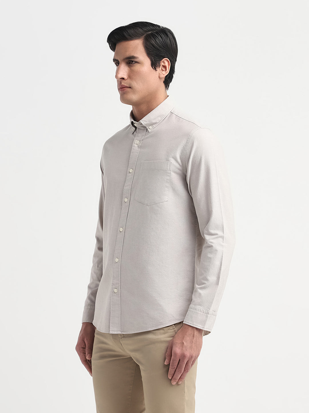 Button Down Collar Regular Fit Shirt