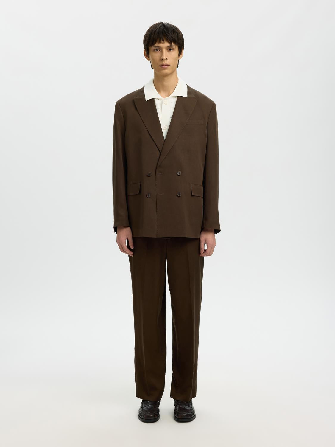 Off-White Knitted Polo Cardigan