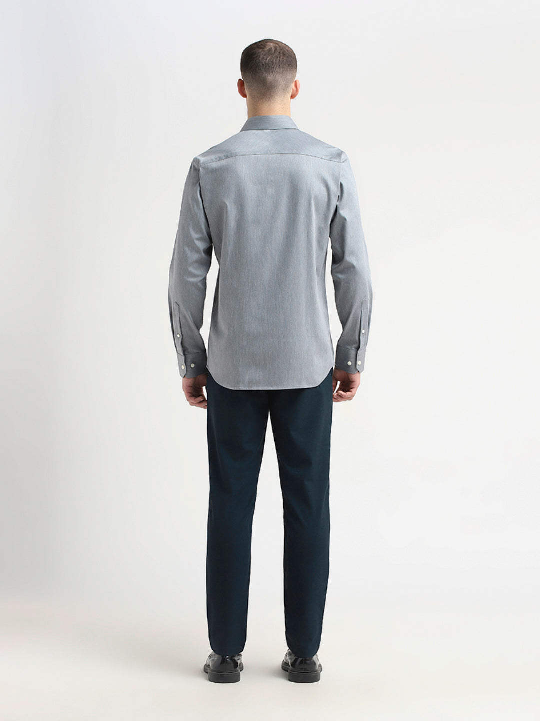 Stretch Slim Fit Shirt - Grey