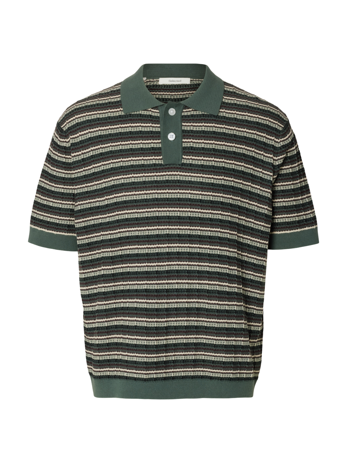 Organic Cotton Structured Knitted Polo