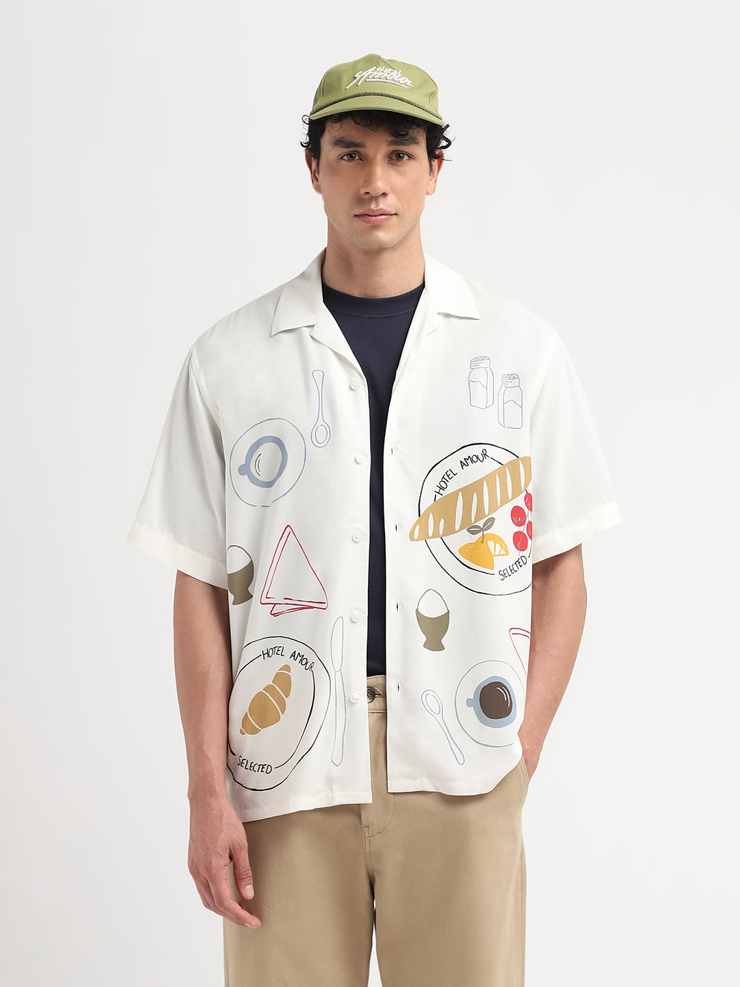 Hotel Amour Printed Relaxed Fit Shirt