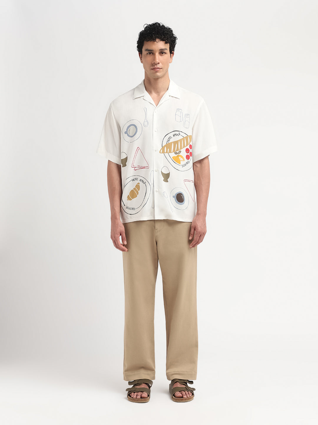 Hotel Amour Printed Relaxed Fit Shirt