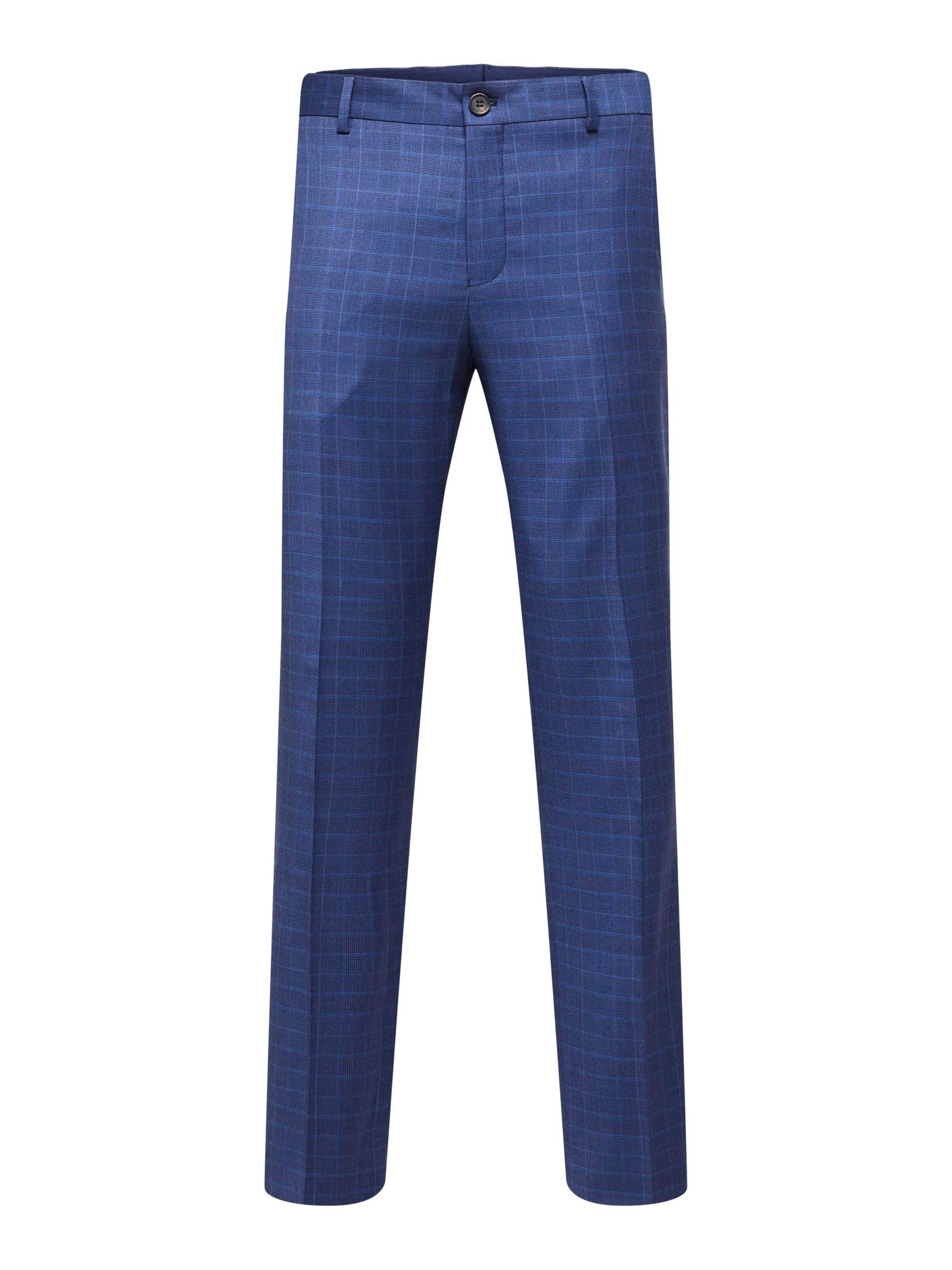 Check Regular Fit Tailored Trousers