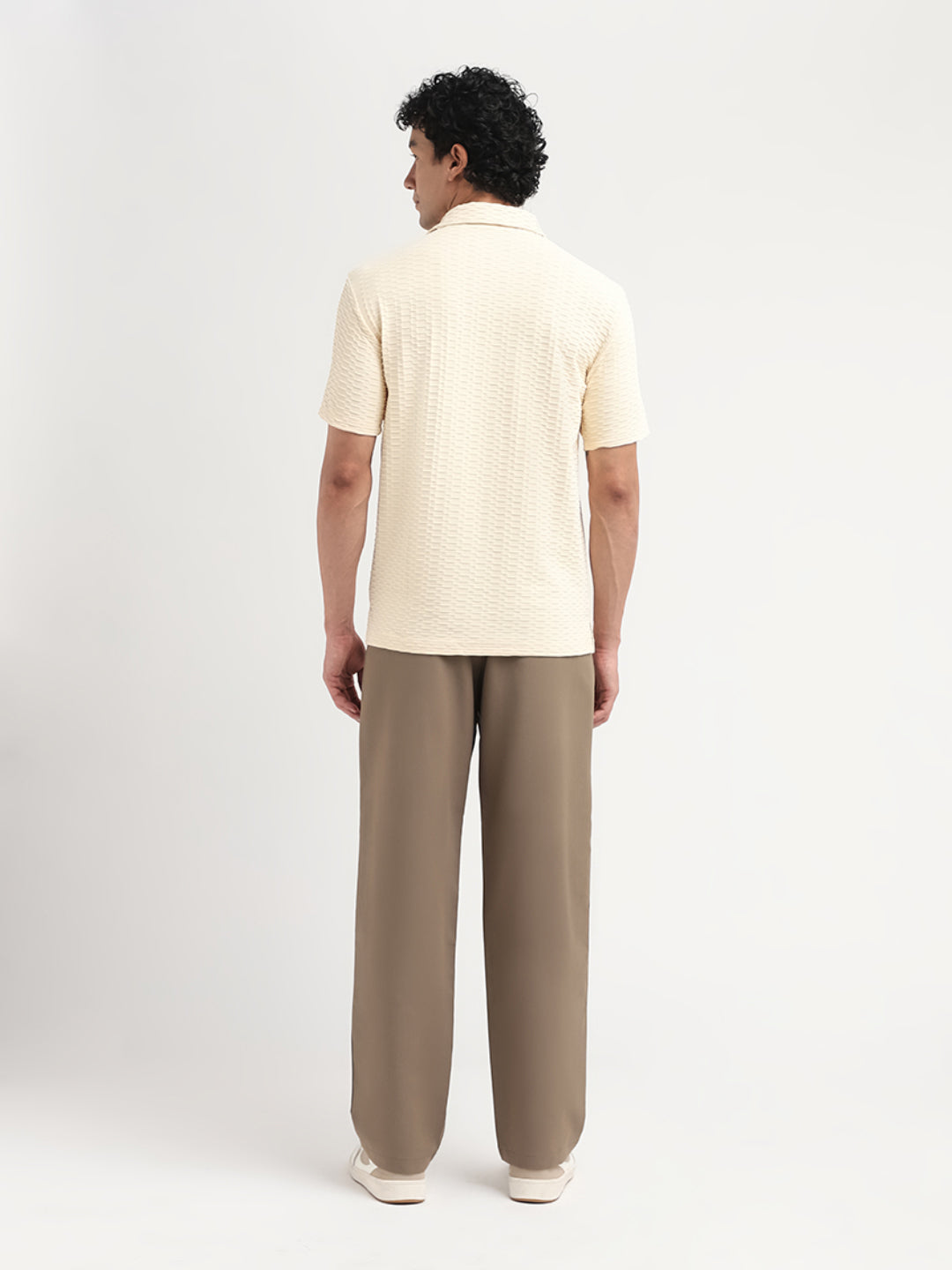 Seersucker Regular Fit Polo