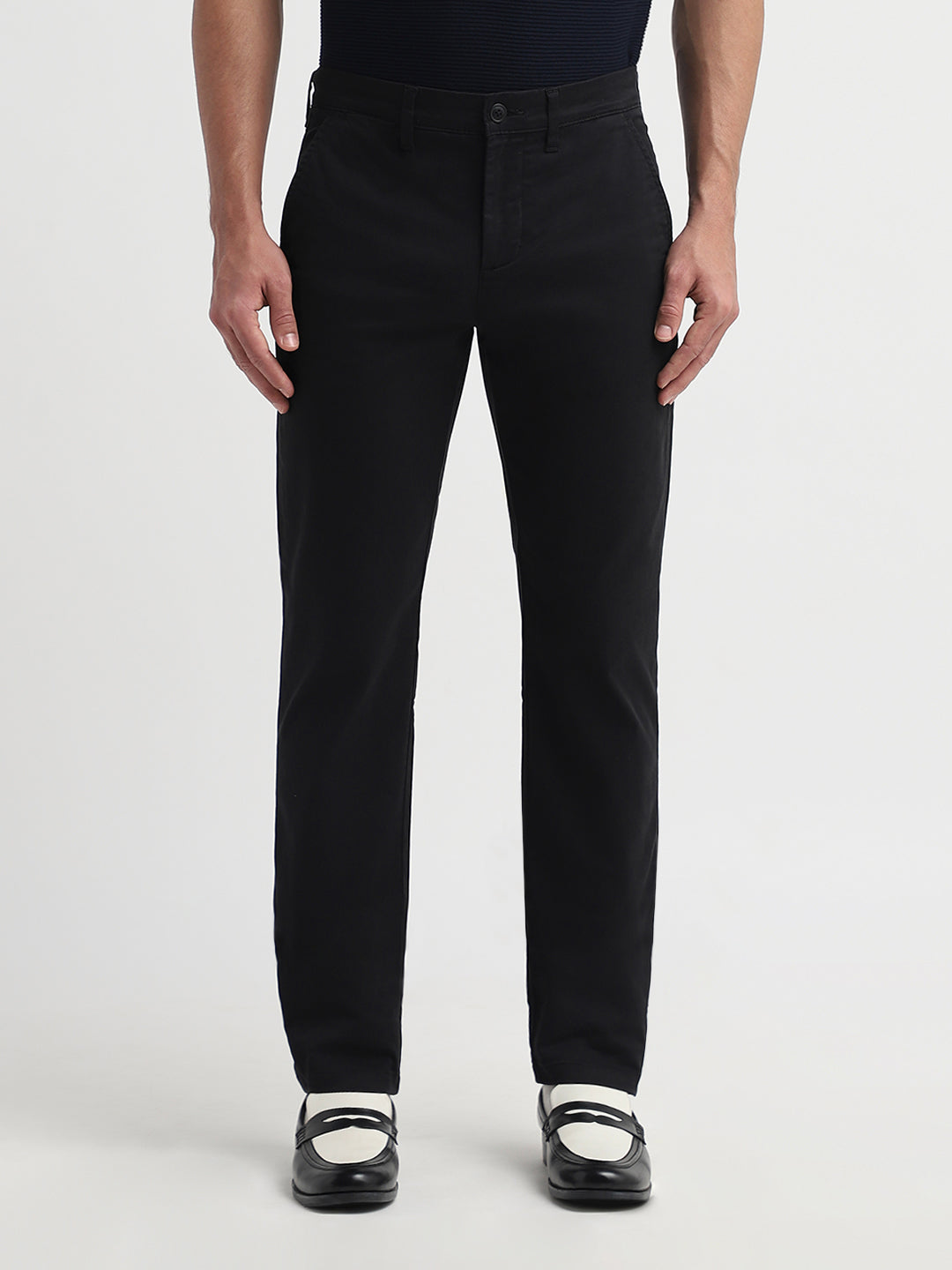 Black Slim Fit CHINO PANTS