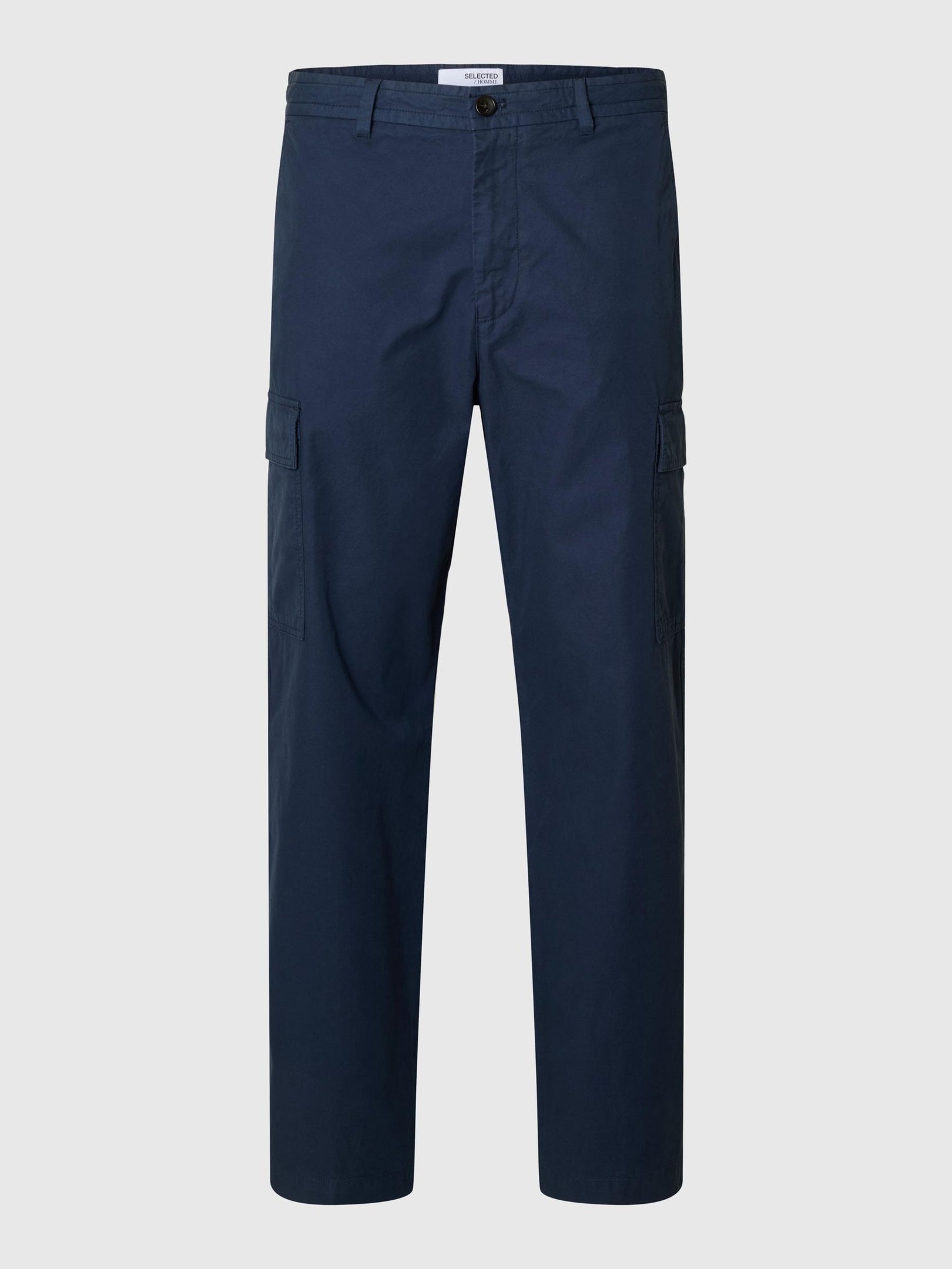 Loose Fit Cargo Pants - Dark Blue