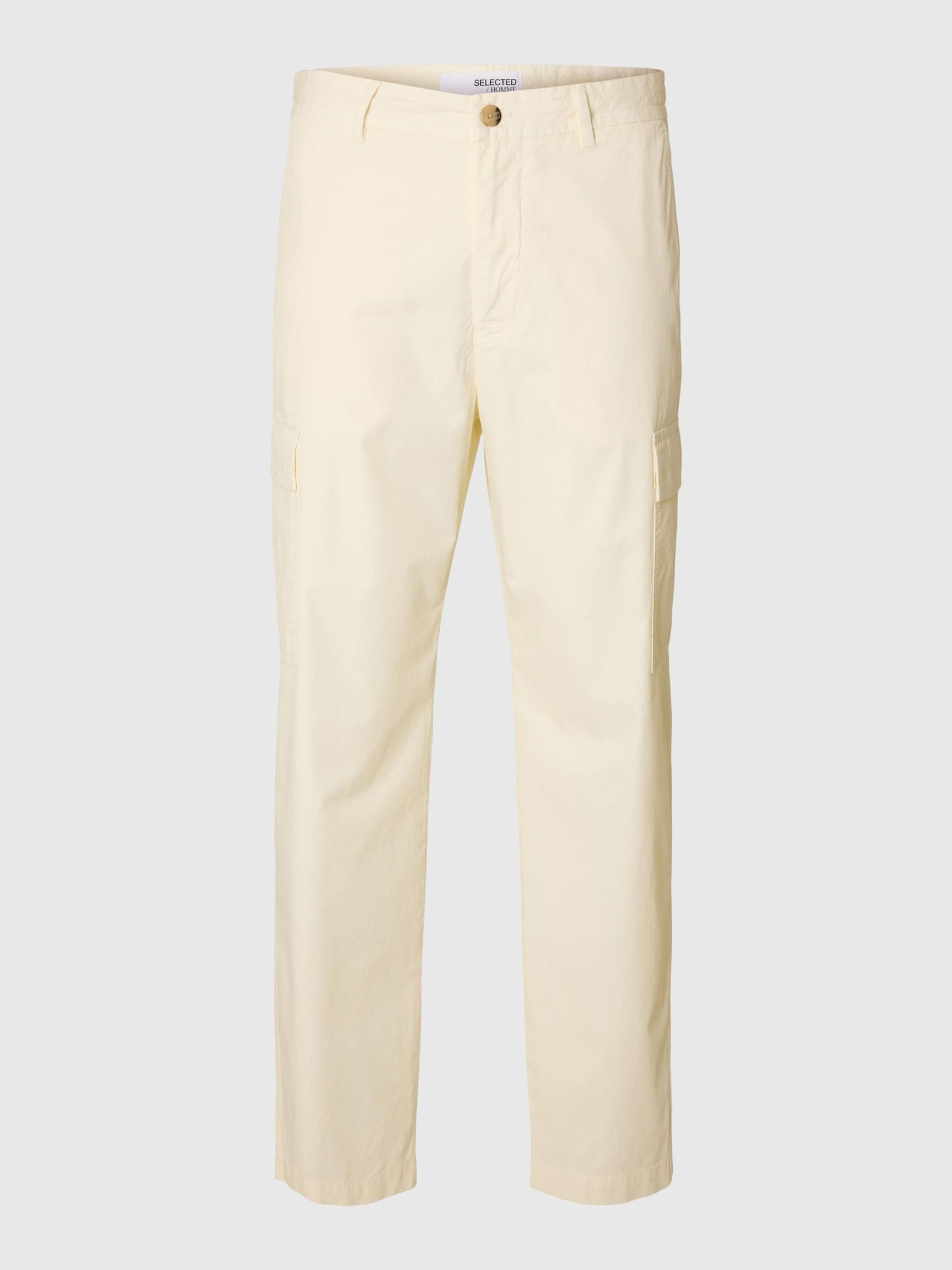 Loose Fit Cargo Pants - Off-White