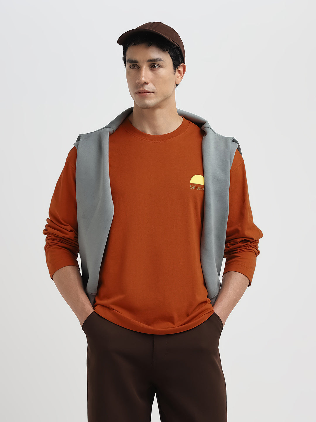 Relaxed Fit Printed O-Neck T-Shirt