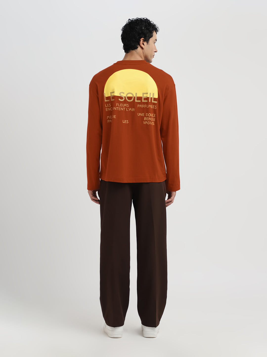 Relaxed Fit Printed O-Neck T-Shirt