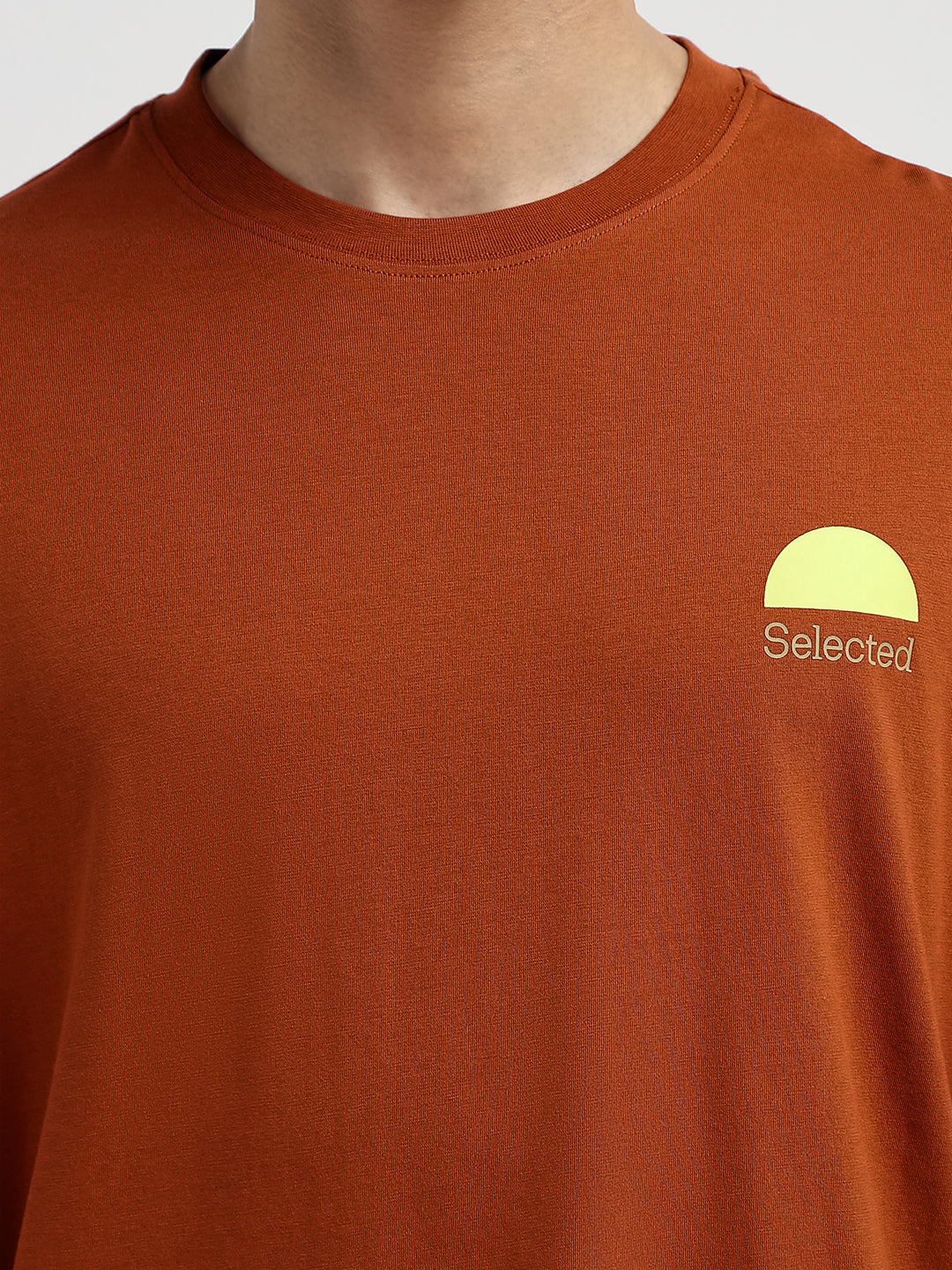 Relaxed Fit Printed O-Neck T-Shirt