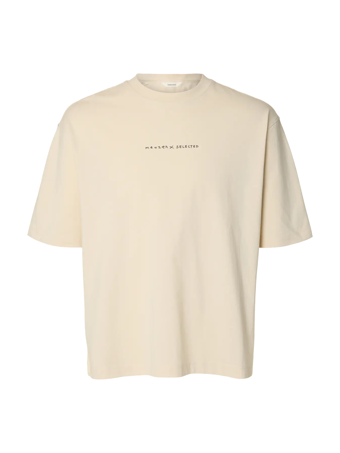 Relaxed Fit Printed T-Shirt - Beige