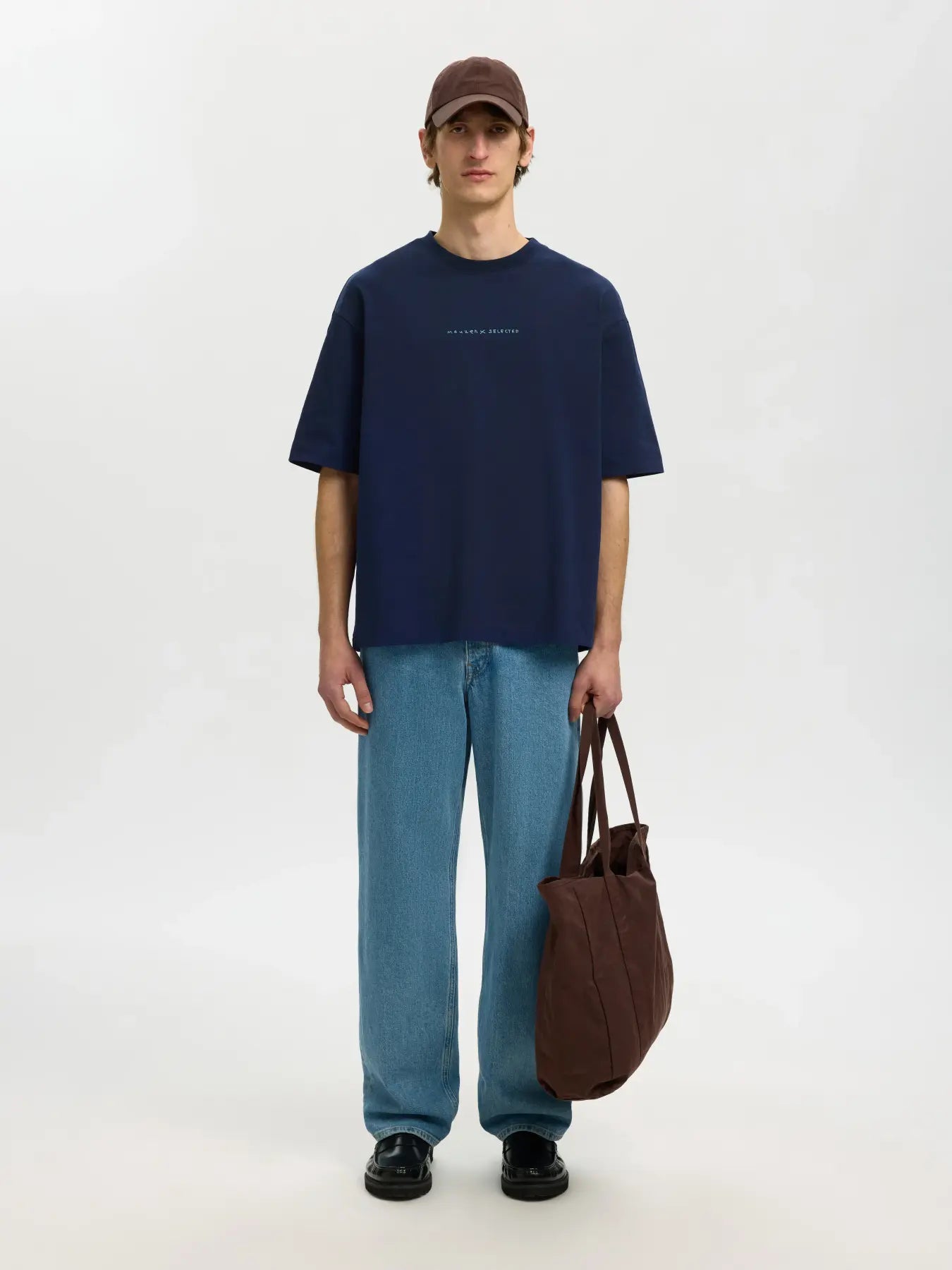 Relaxed Fit Printed T-Shirt - Dark Blue