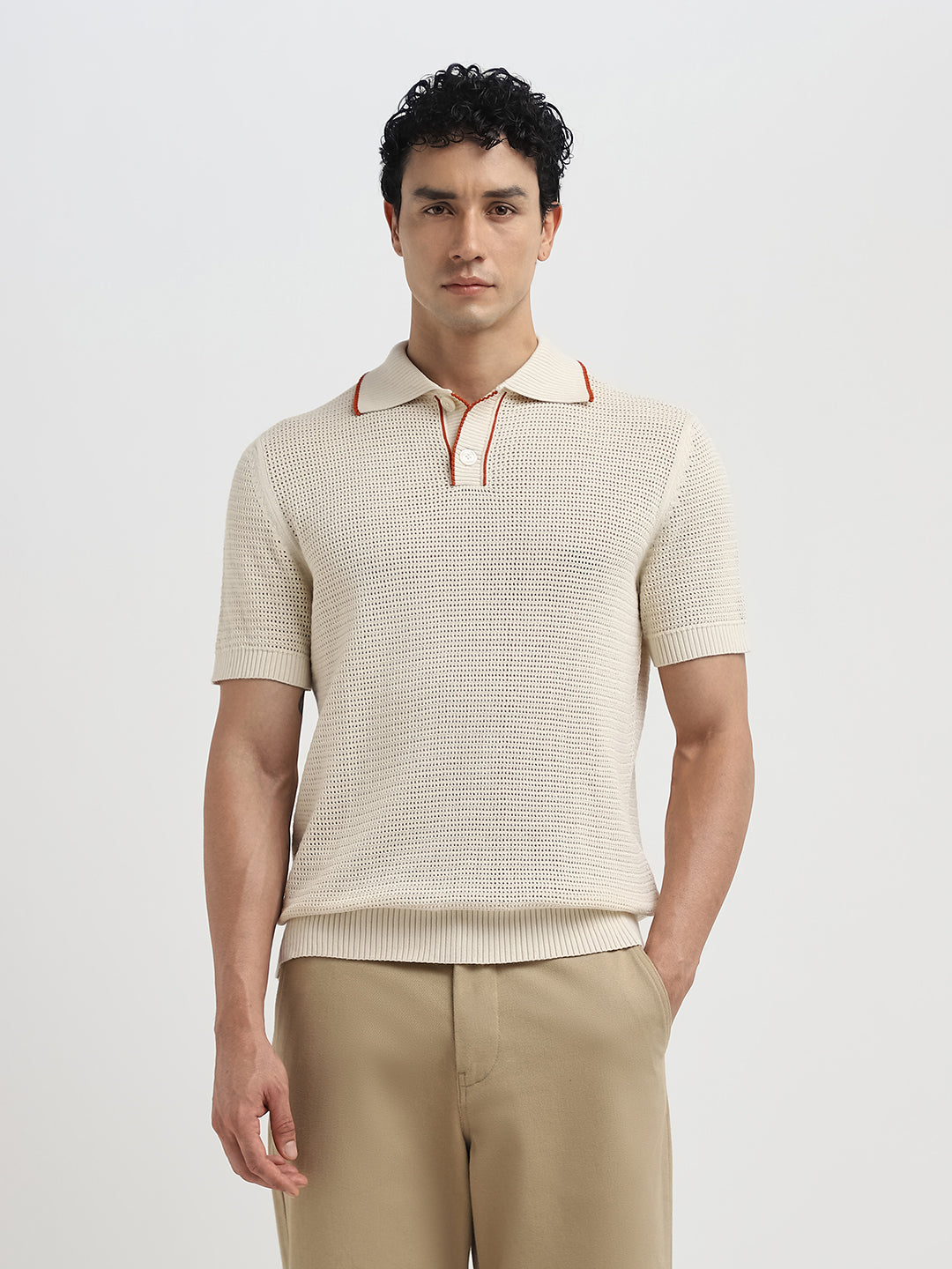 Knitted Structured Polo