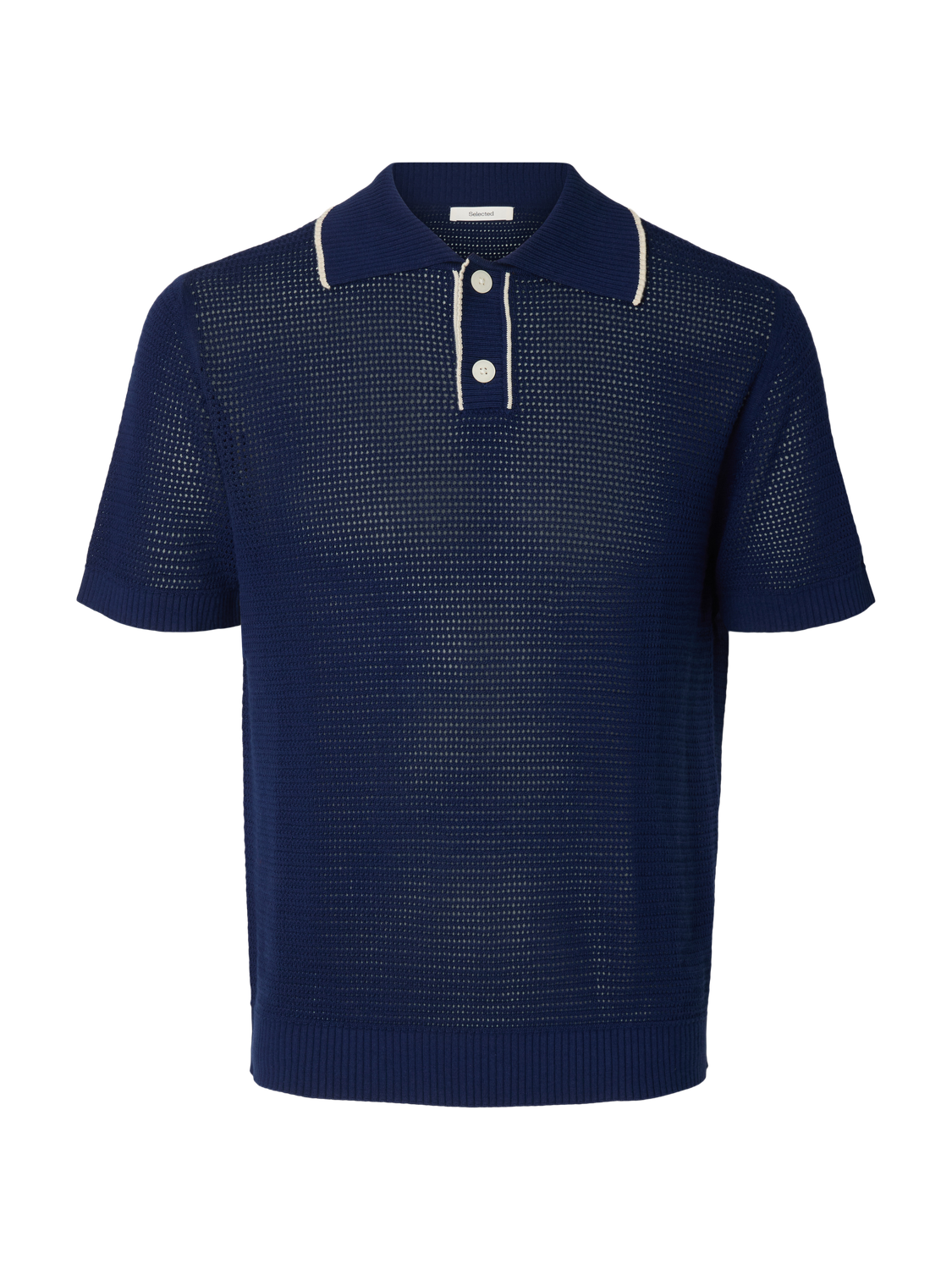 Organic Cotton Structured Knitted Polo
