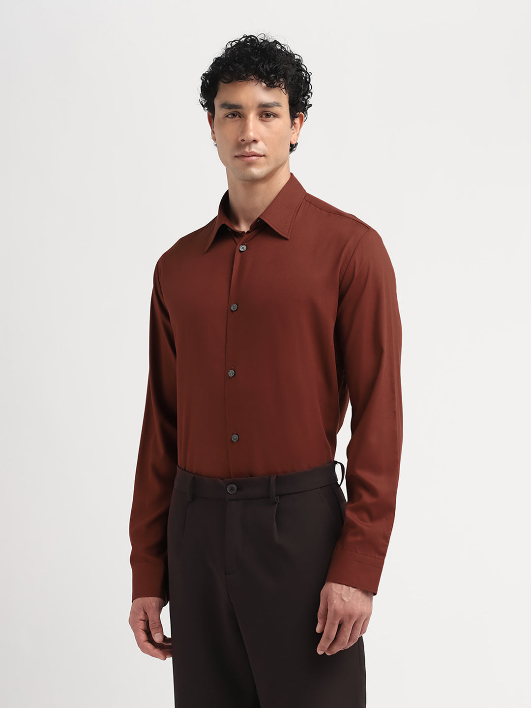 Regular Fit Full Sleeves Shirt