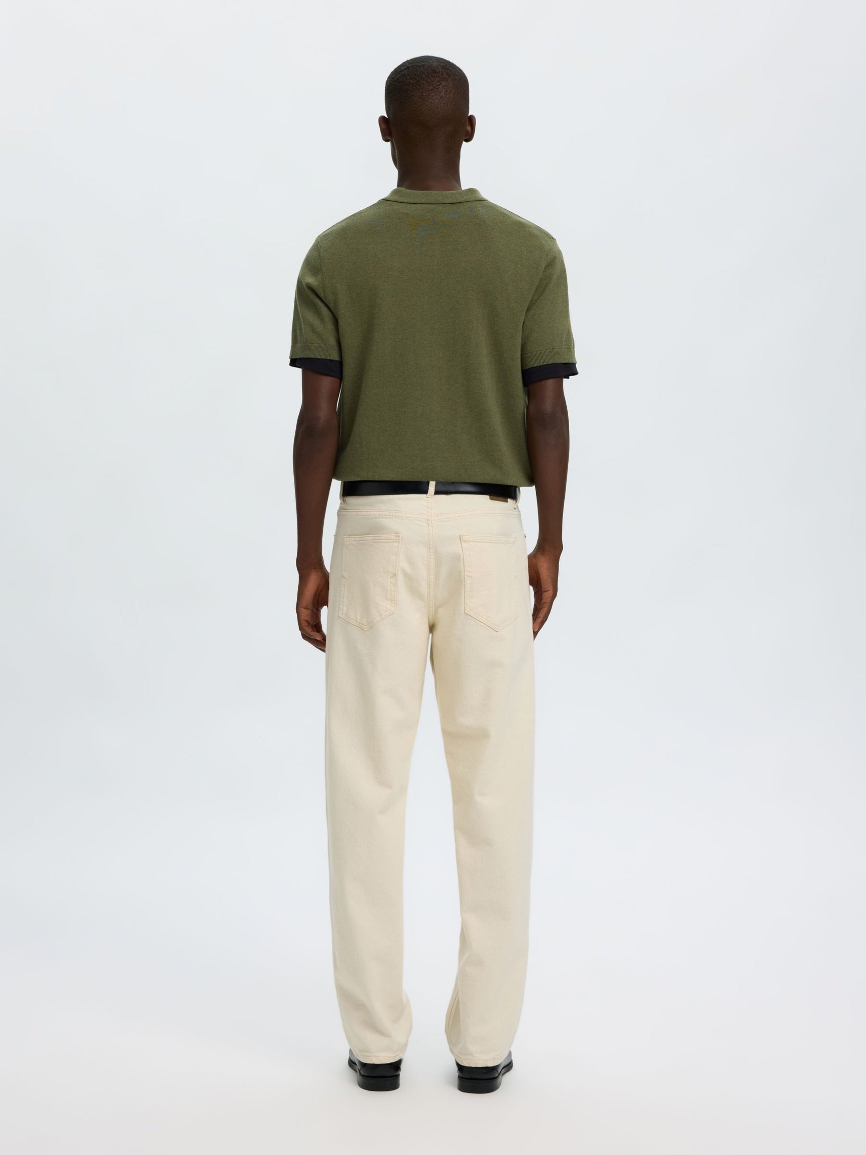 Green Knitted Polo