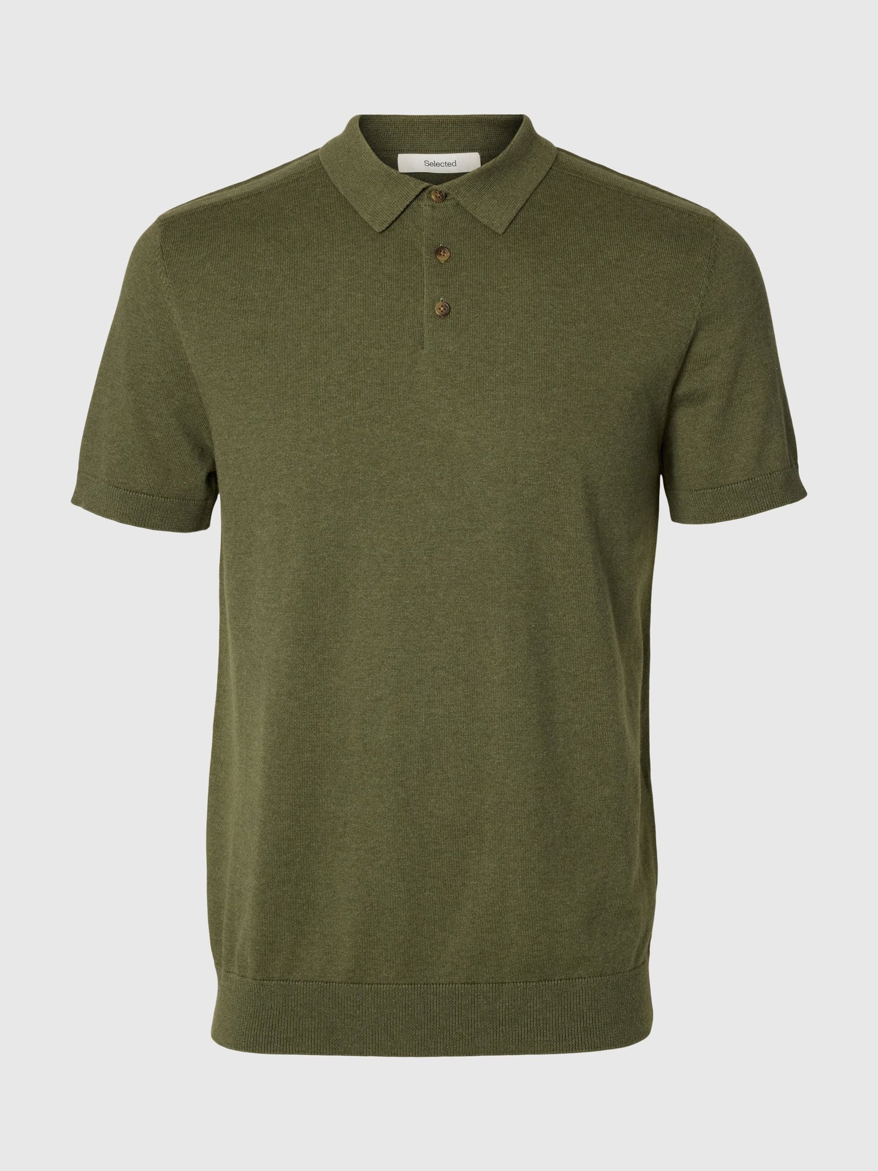 Green Knitted Polo