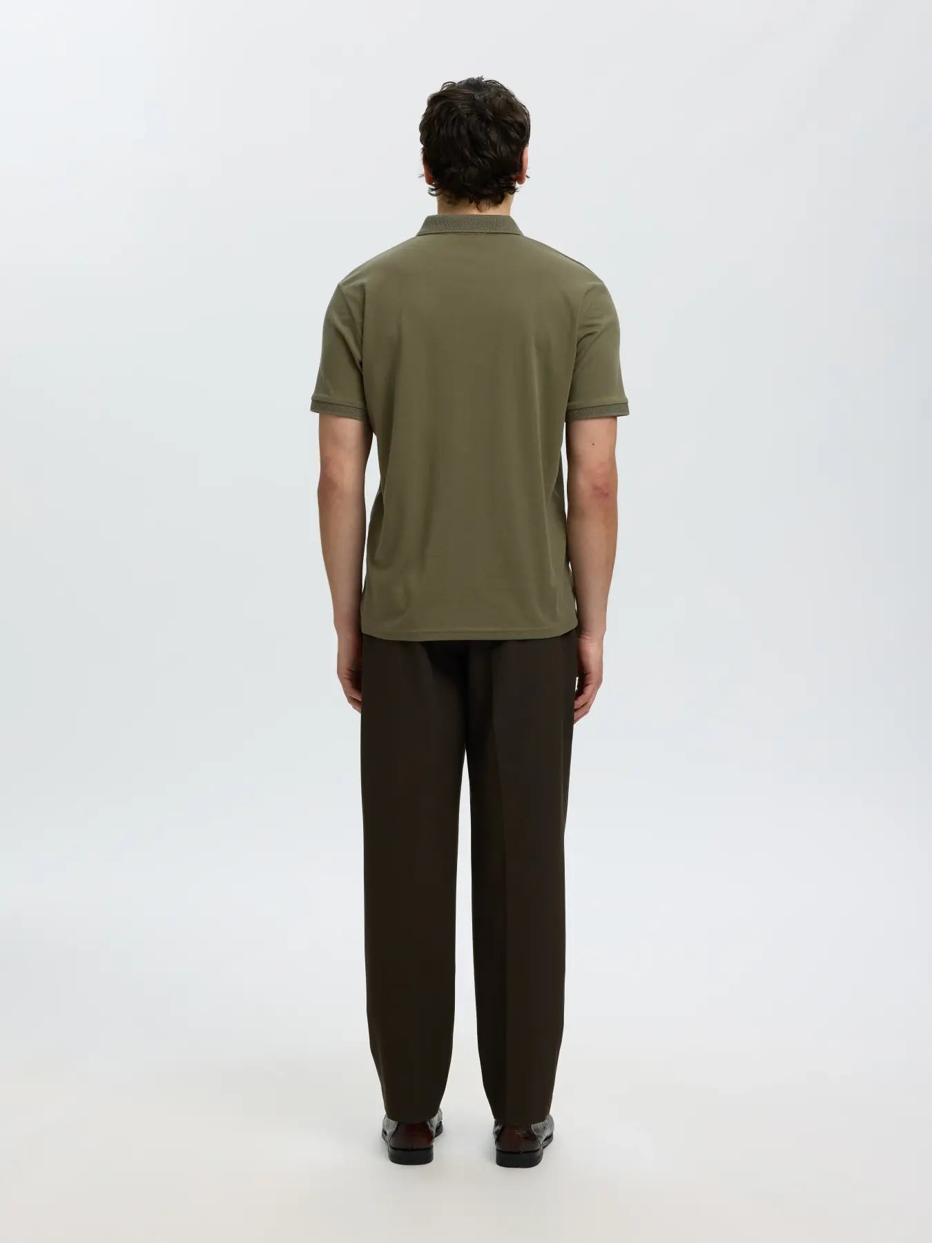 Green Knitted Polo
