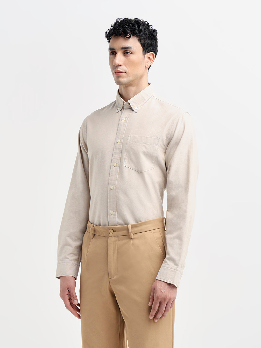 Button-Down Full Sleeves Shirt