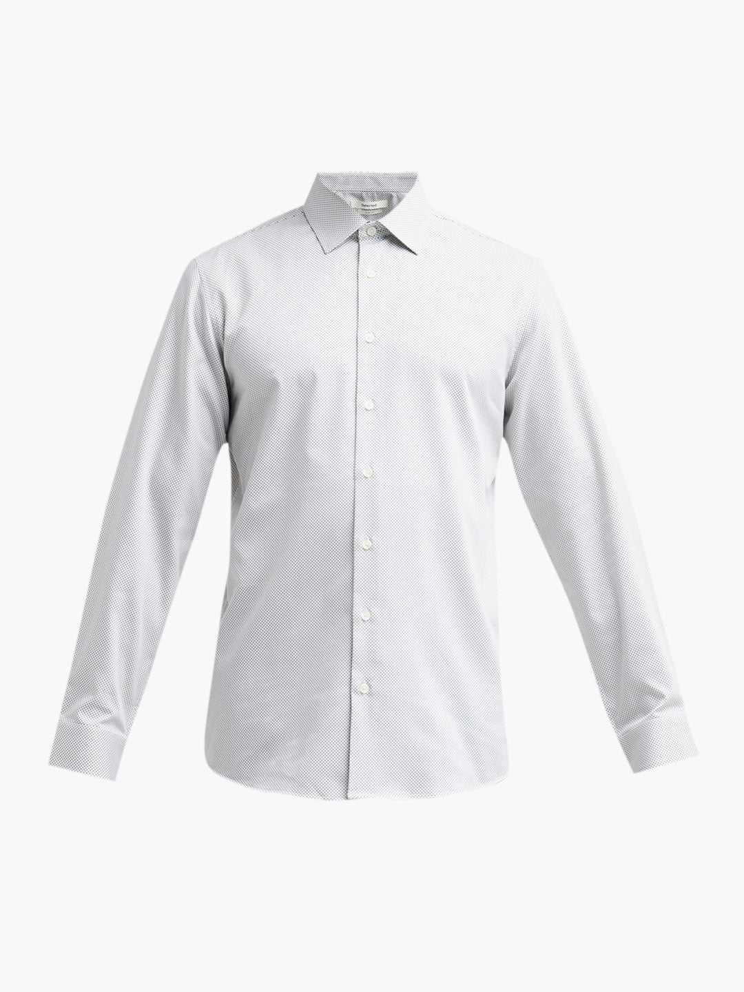 Patterned Print Slim Fit Shirt