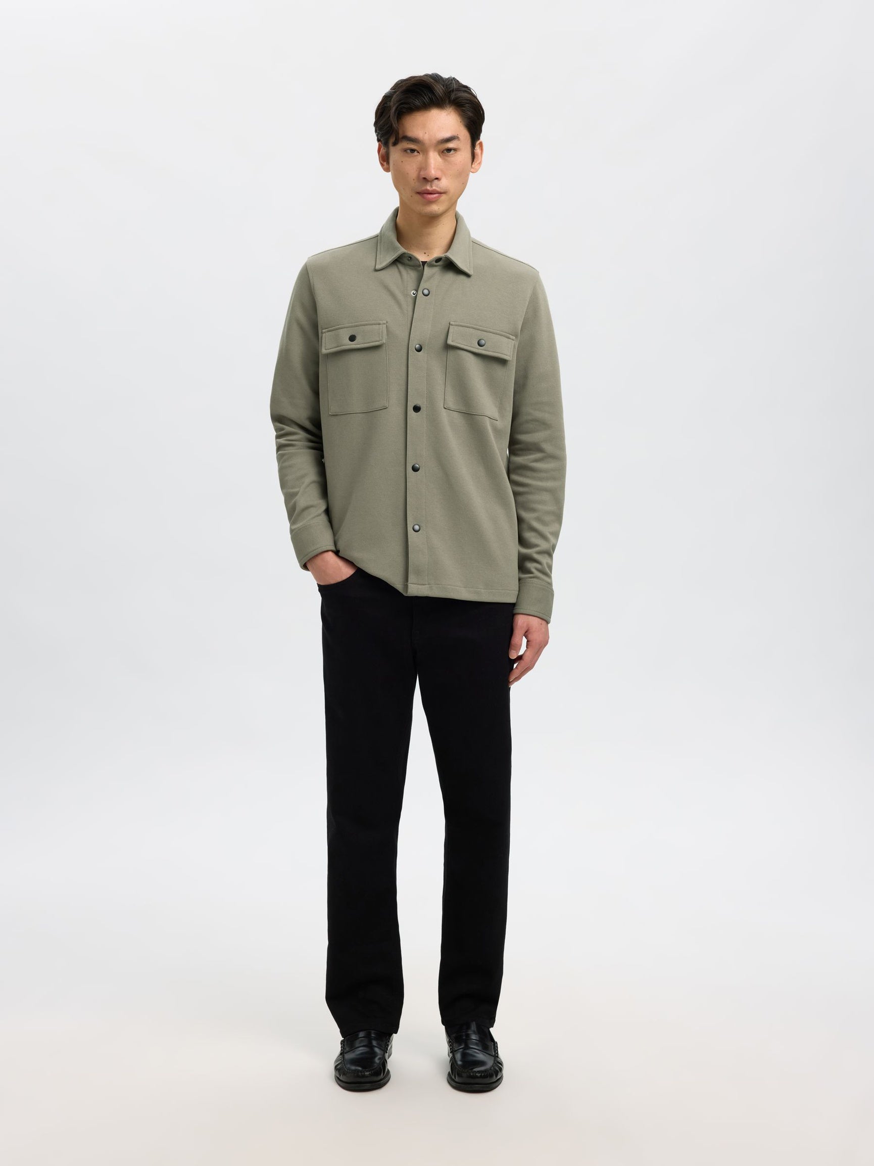 Green Classic Overshirt