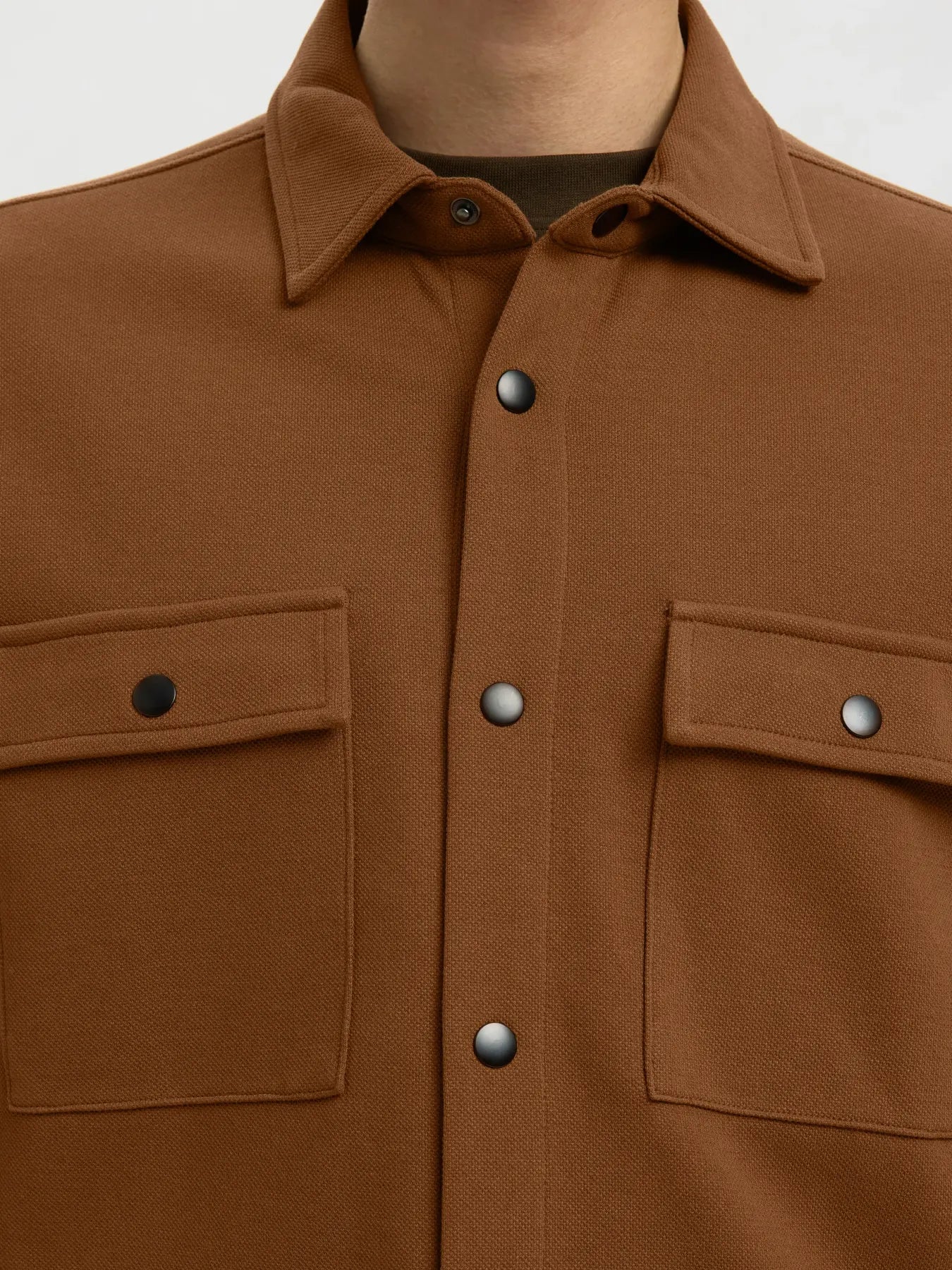 Toffee Brown Classic Overshirt