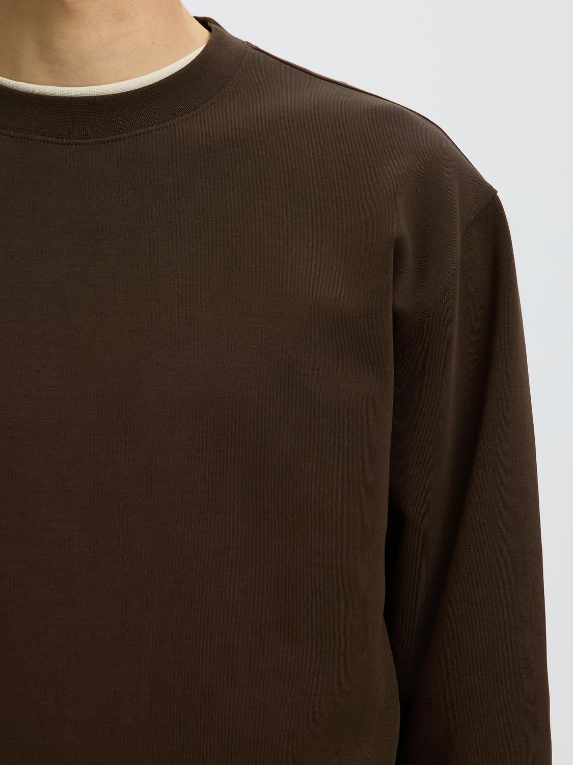 Dark Brown Classic Sweatshirt