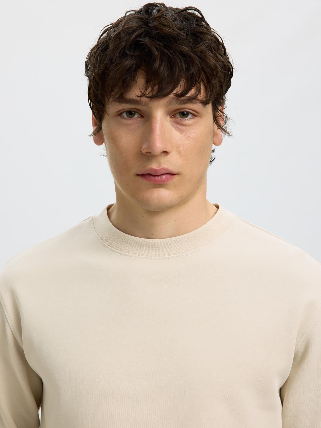 Beige Classic Sweatshirt