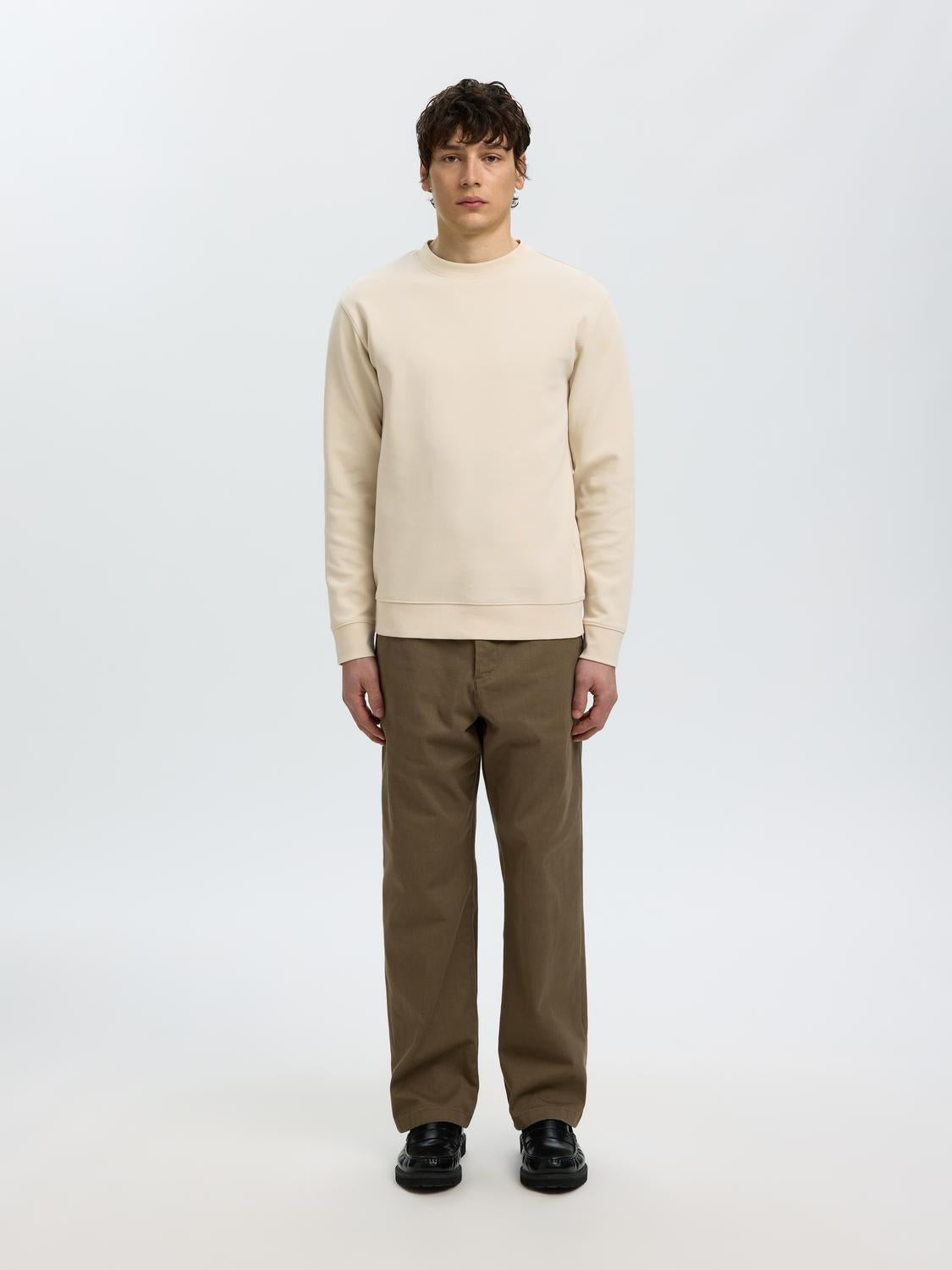 Beige Classic Sweatshirt