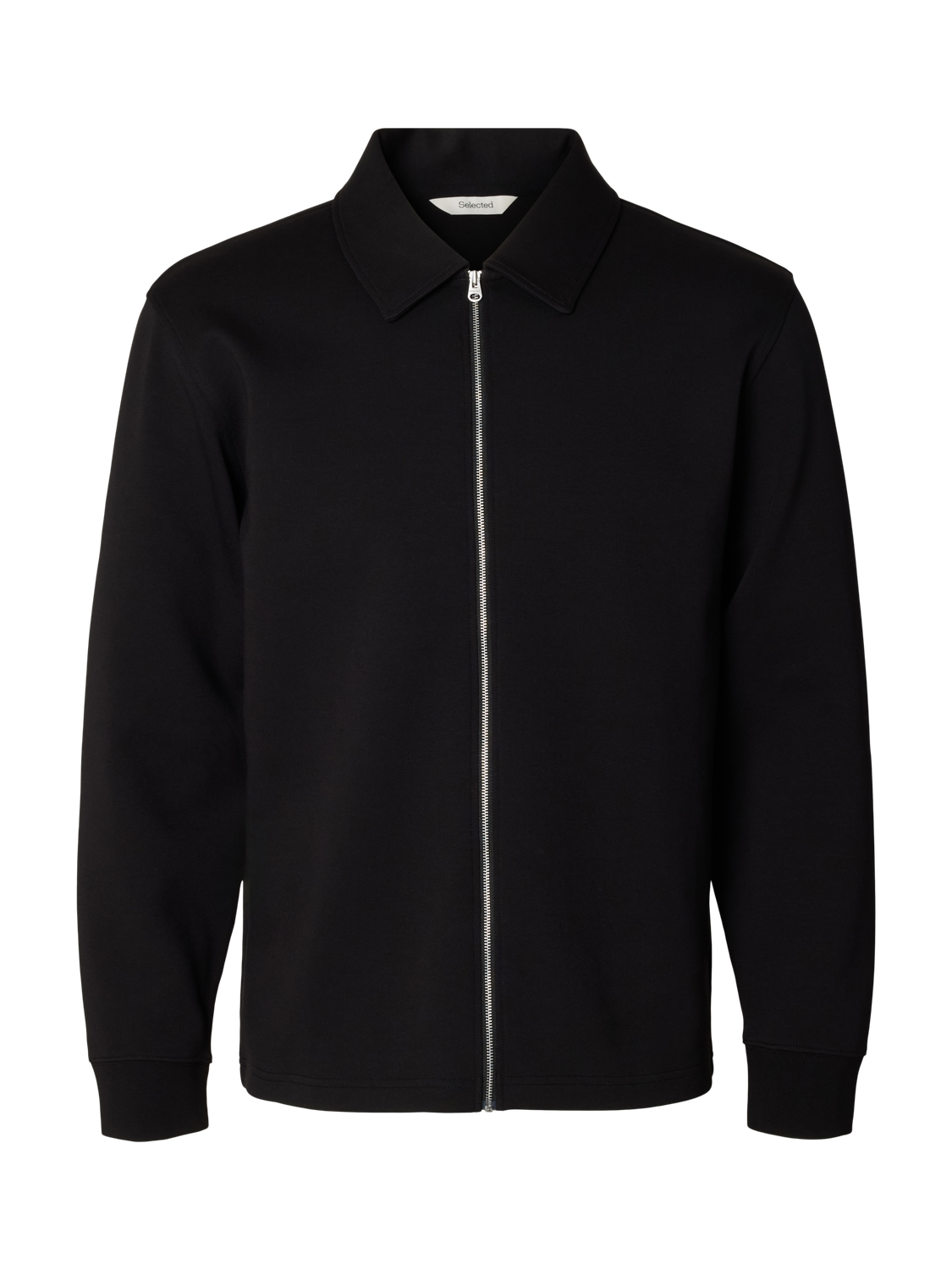 Black Zip-Up Sweat Jacket