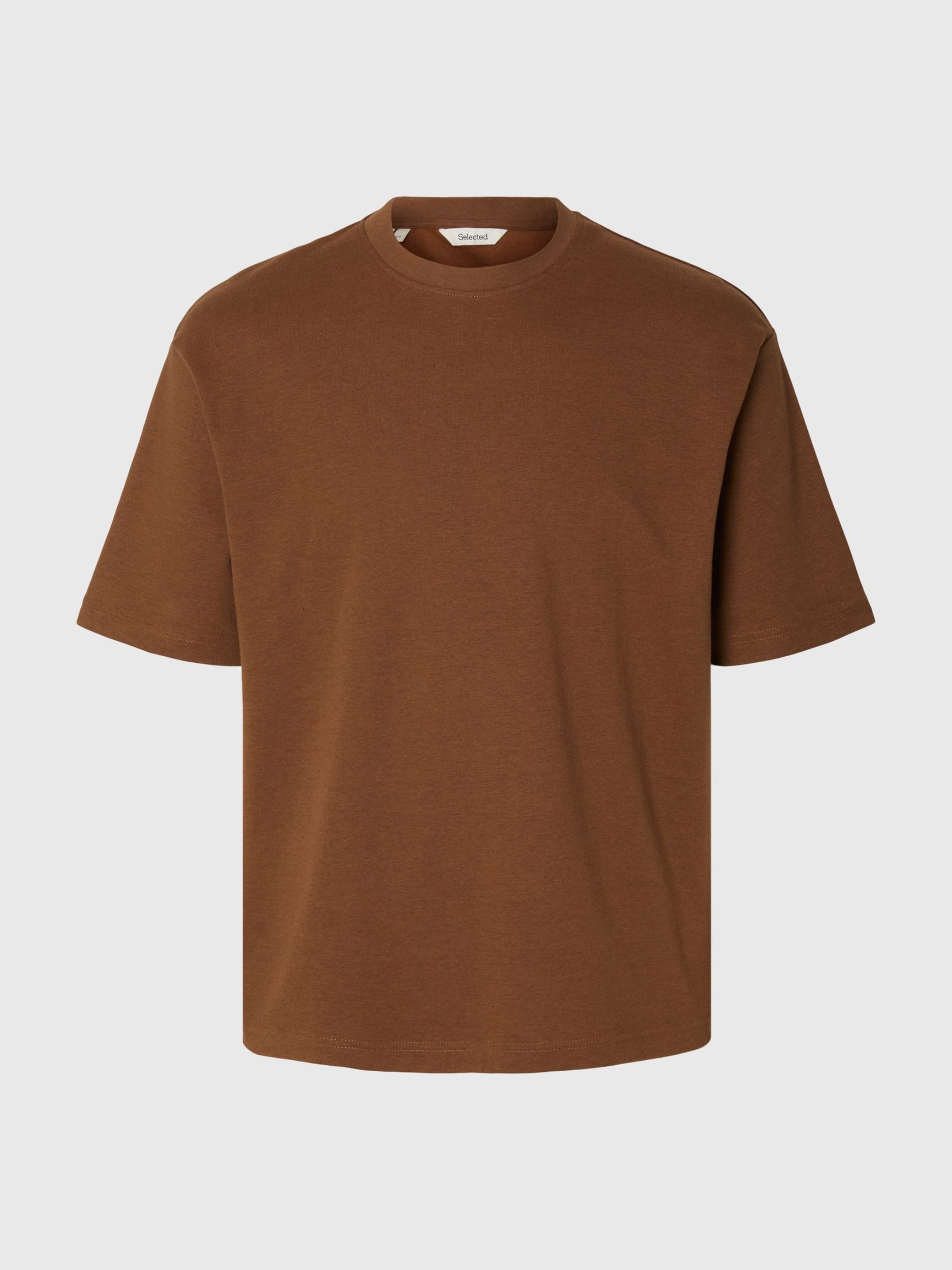 Dark Brown Loose Fit T-shirt