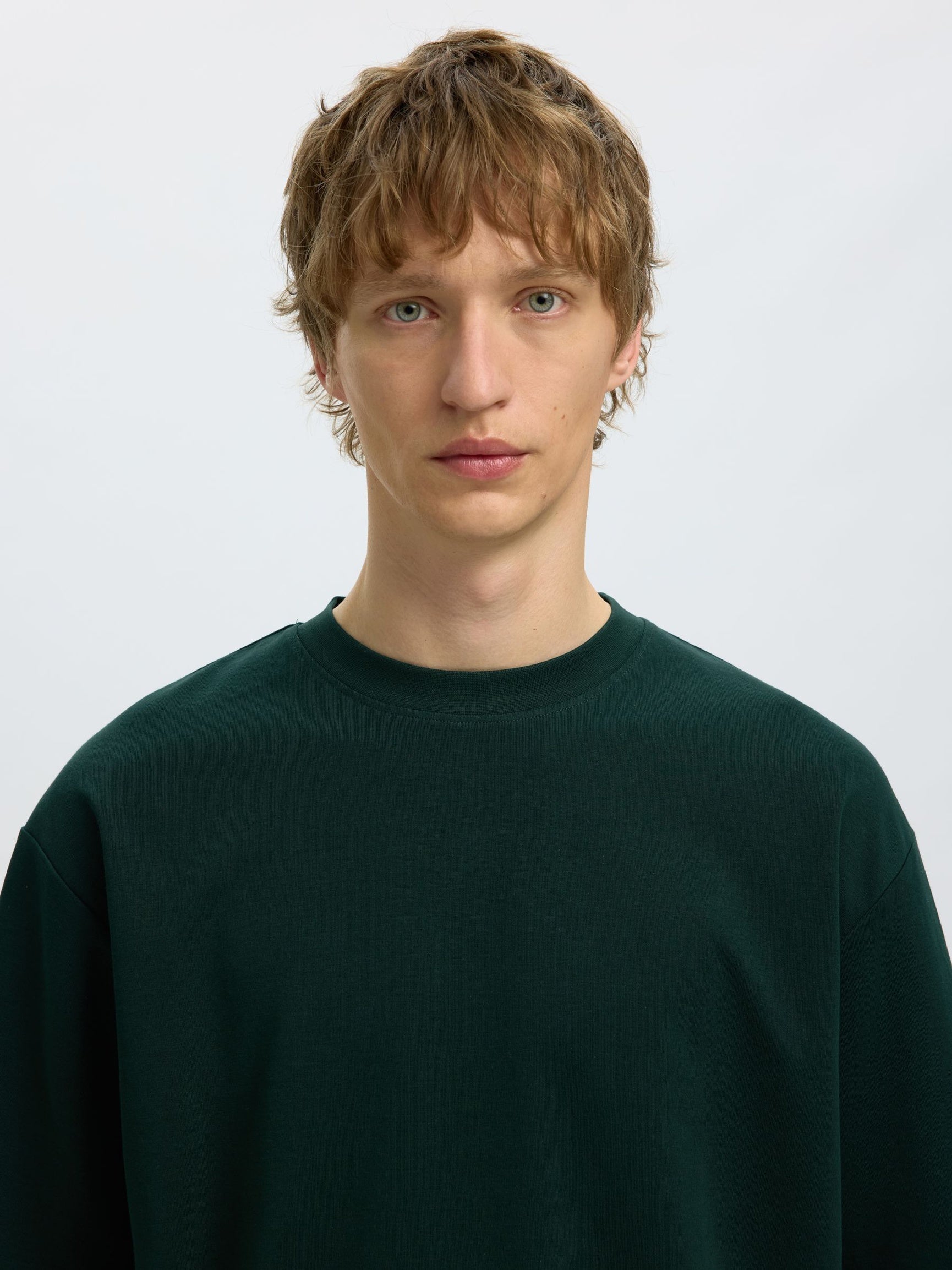 Dark Green Loose Fit T-shirt