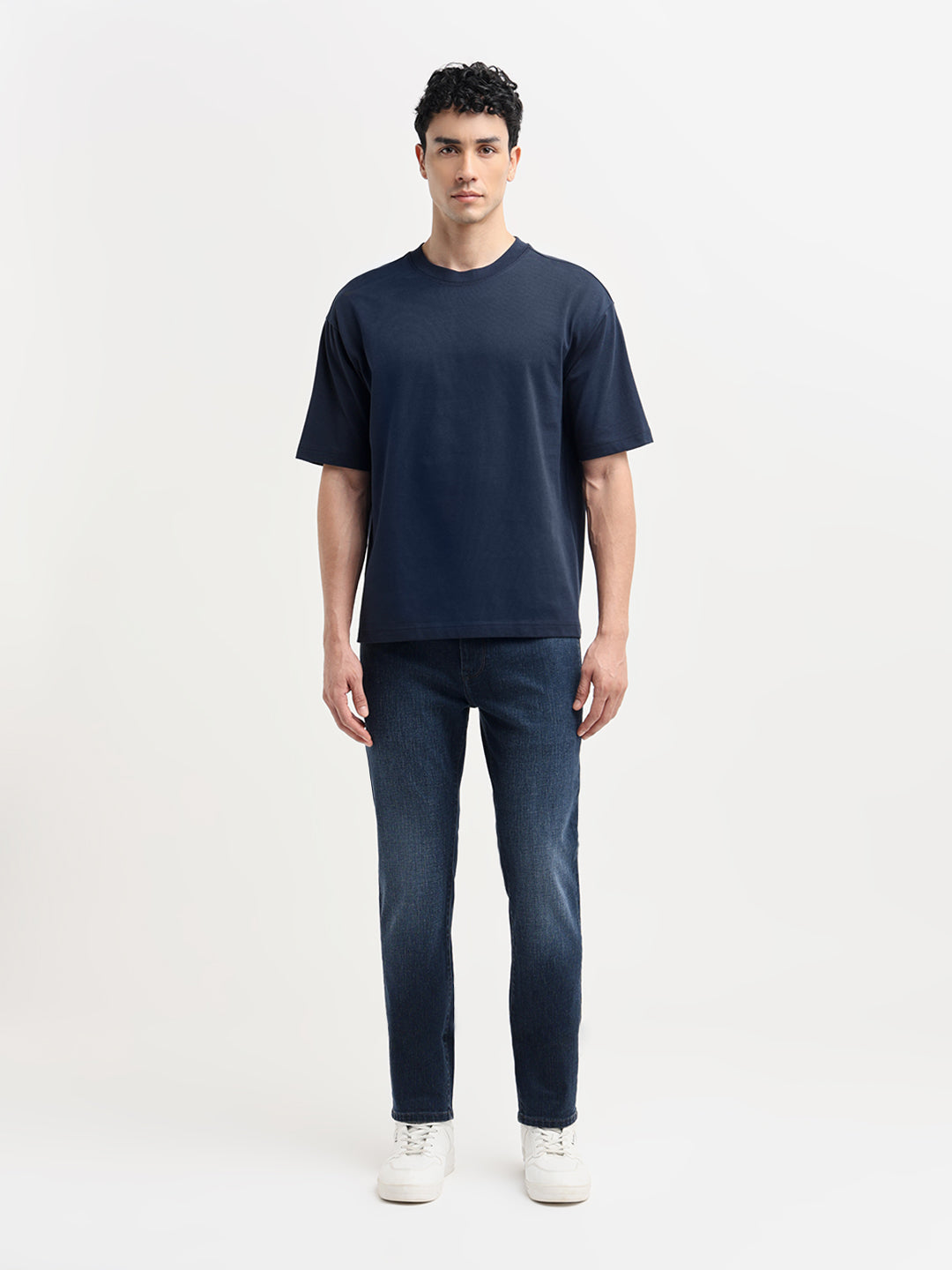 Dark Blue Relaxed Fit T-shirt