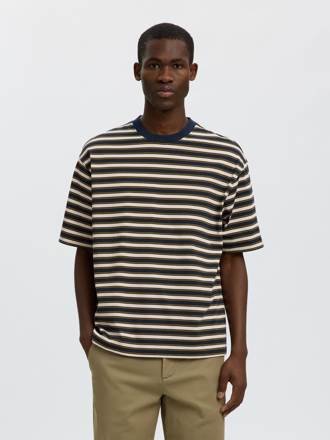 Relaxed Fit Striped T-Shirt