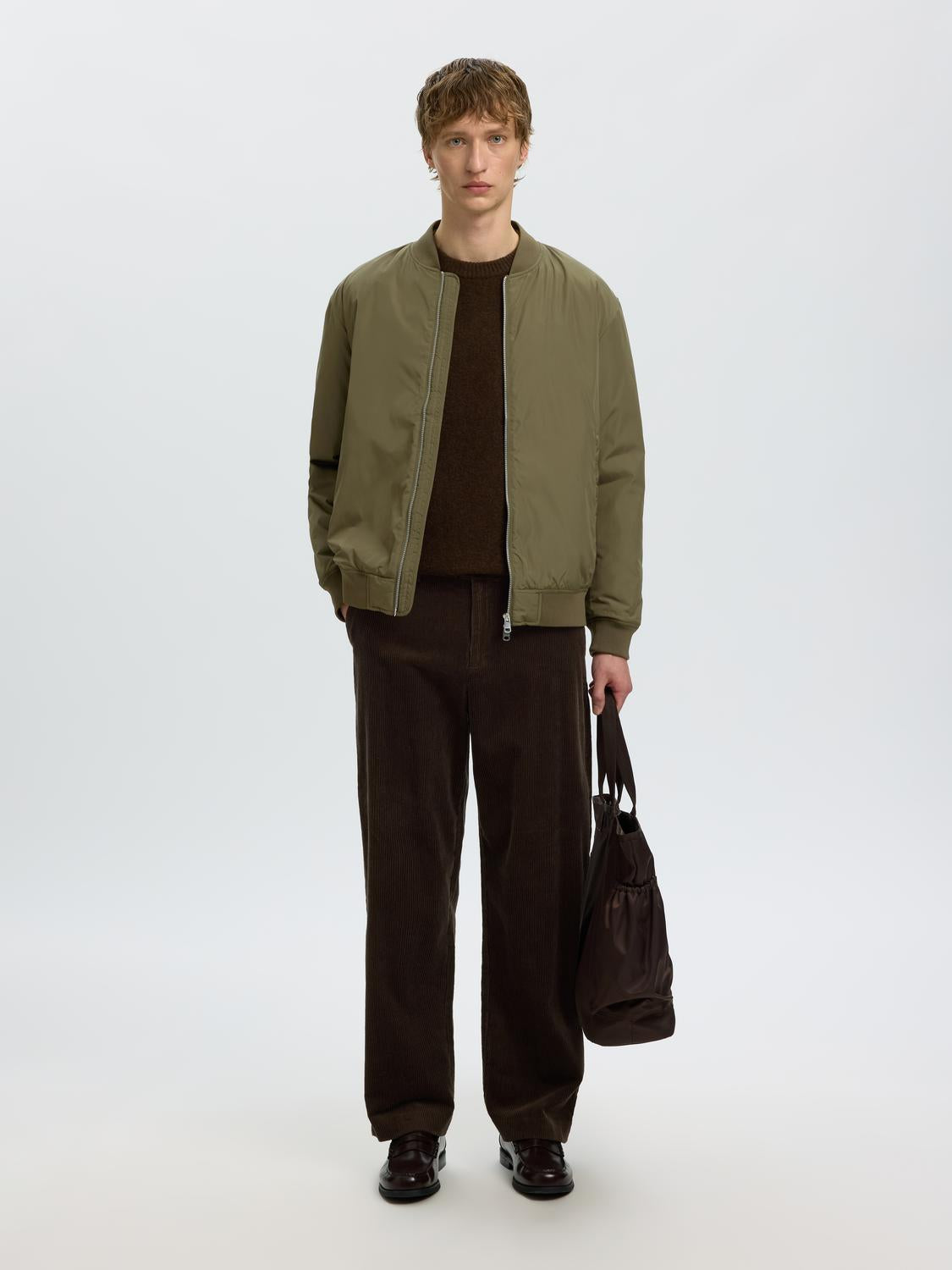 Dark Green Bomber Jacket