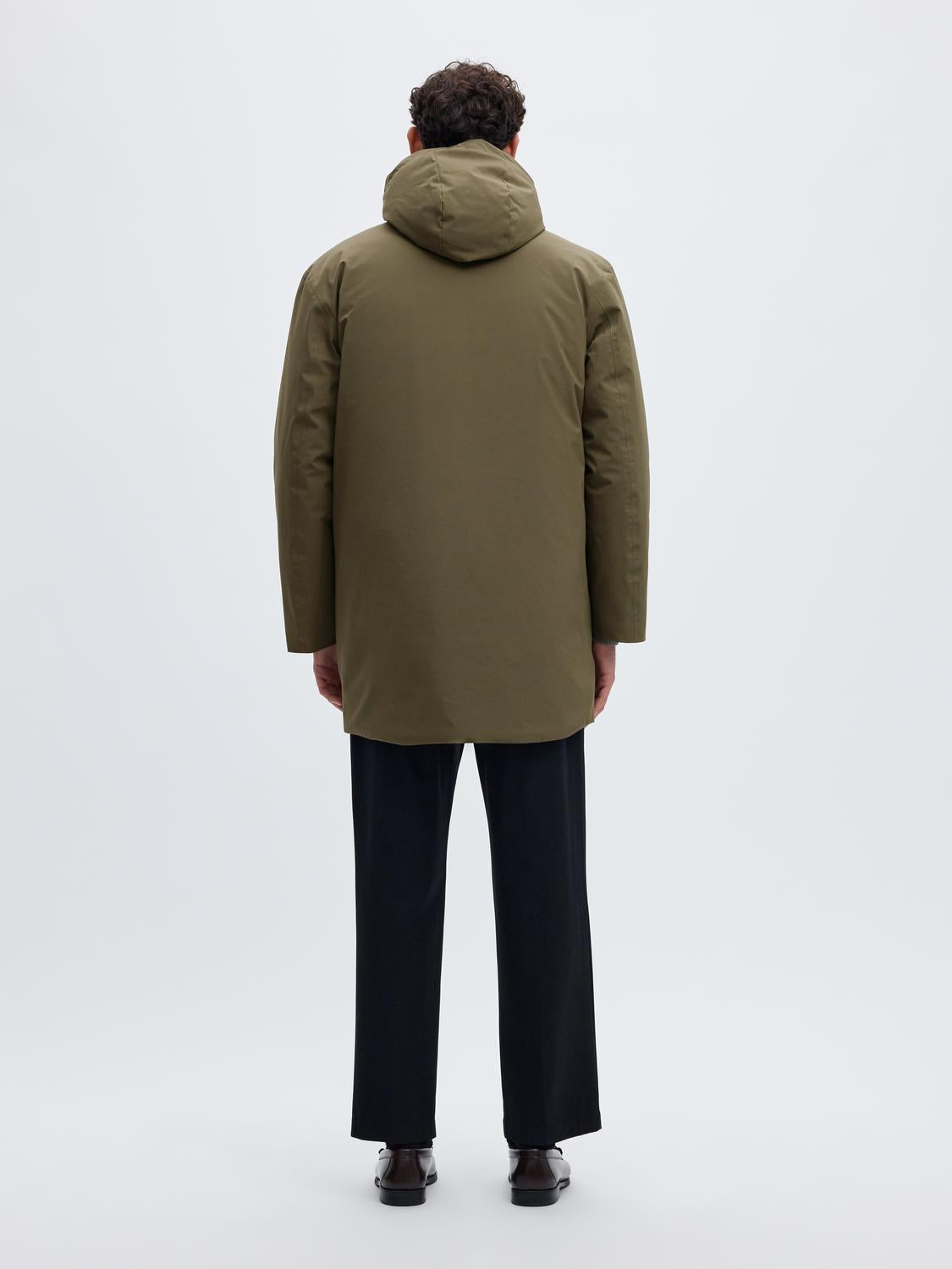 Tech Parka Long Jacket